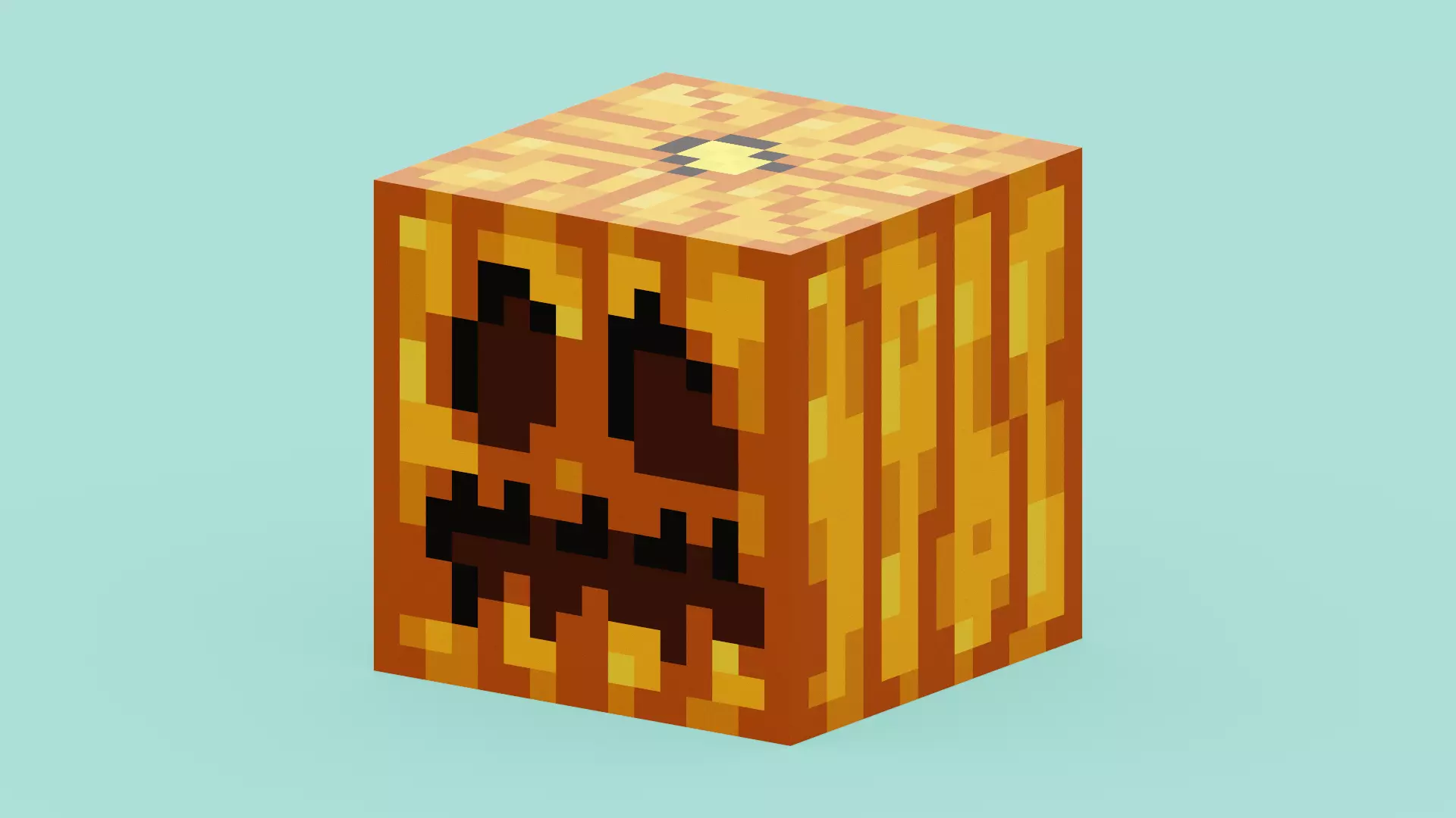 Minecraft Pumpkin Low-poly 3D model