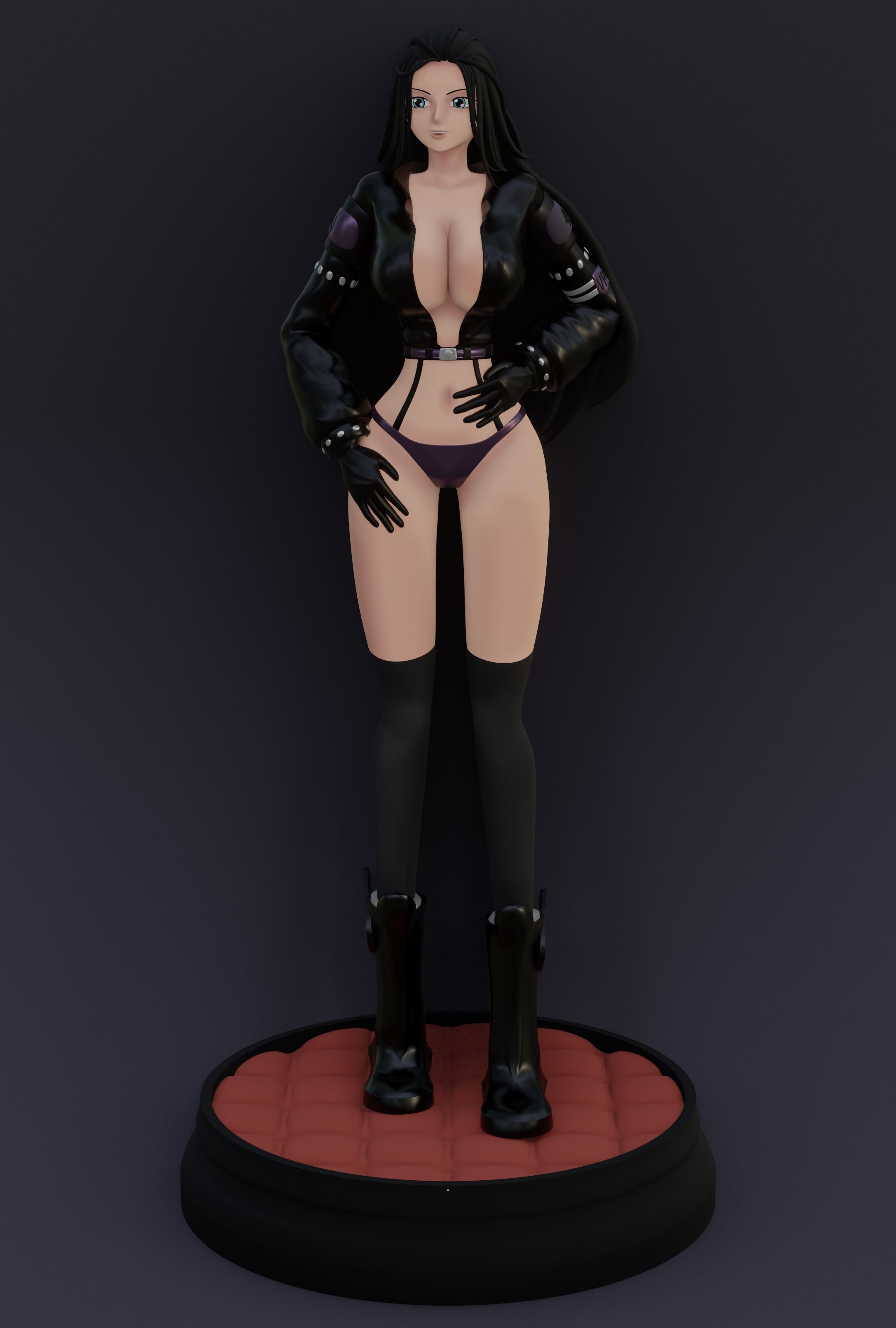 NICO ROBIN EGGHEAD FROM ONE PIECE Low-poly 3D model_8