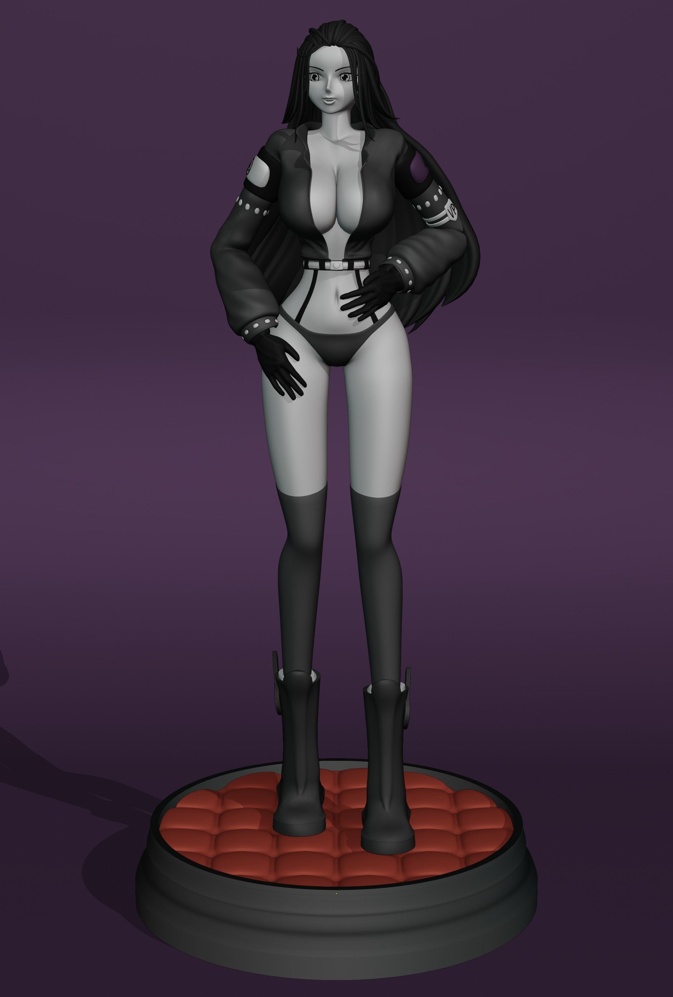 NICO ROBIN EGGHEAD FROM ONE PIECE Low-poly 3D model_9