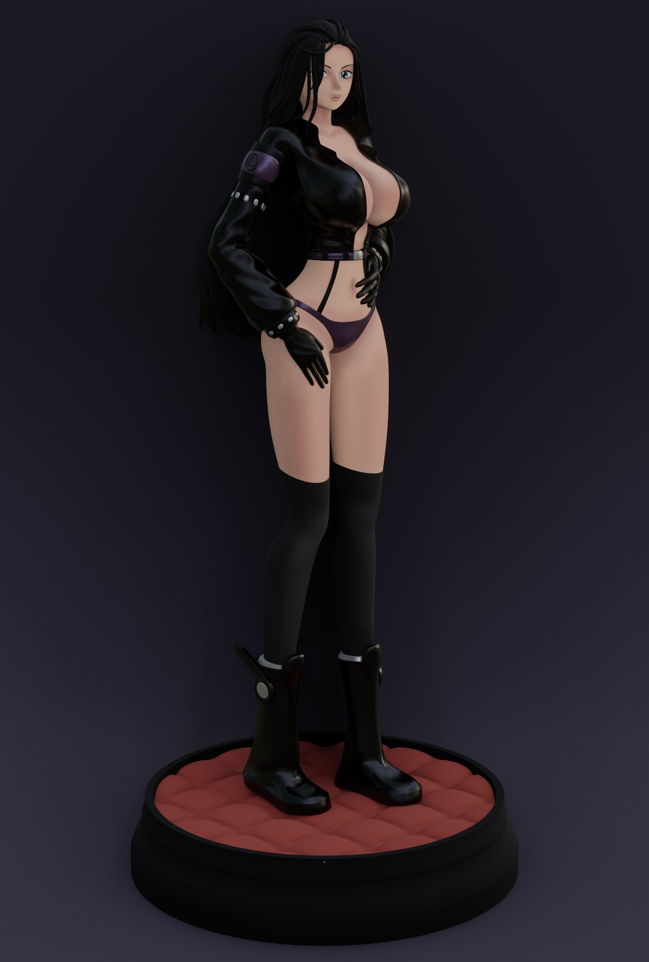 NICO ROBIN EGGHEAD FROM ONE PIECE Low-poly 3D model_7