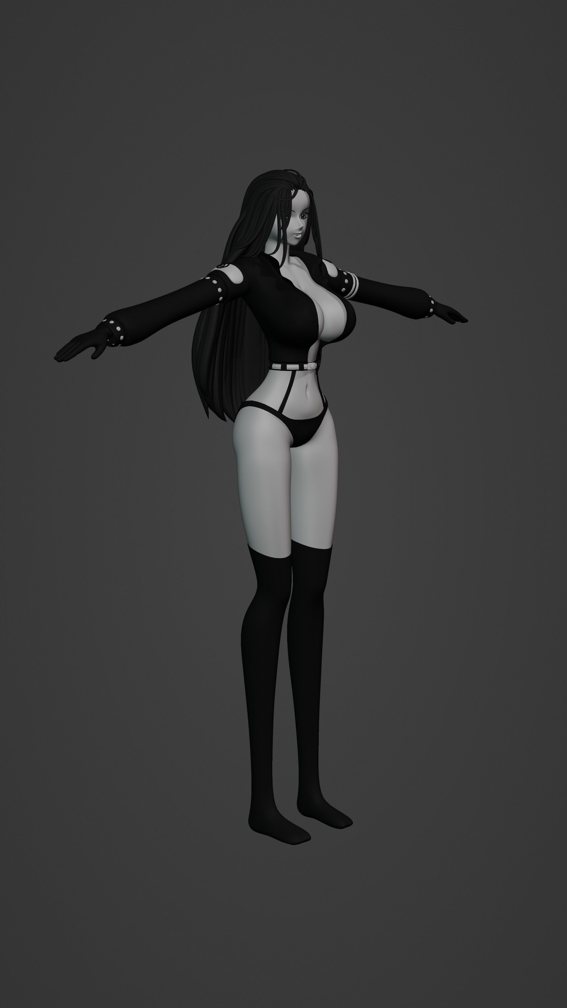 NICO ROBIN EGGHEAD FROM ONE PIECE Low-poly 3D model_24