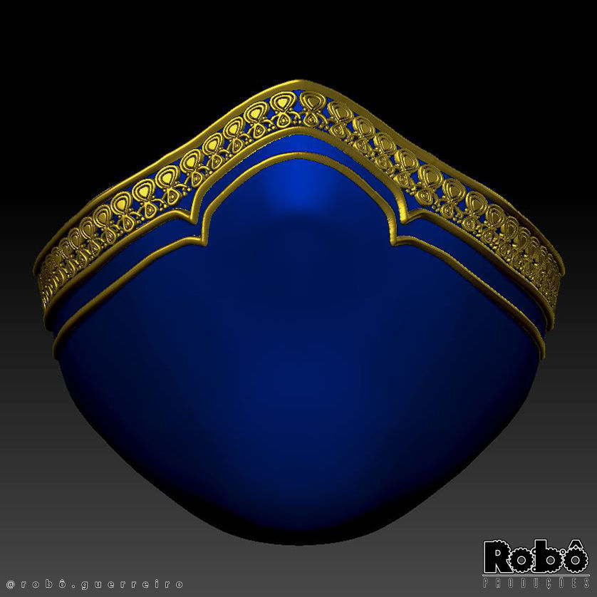 MORTAL KOMBAT 1 KITANA MASK CROWN COSPLAY 2023 3D print model_33