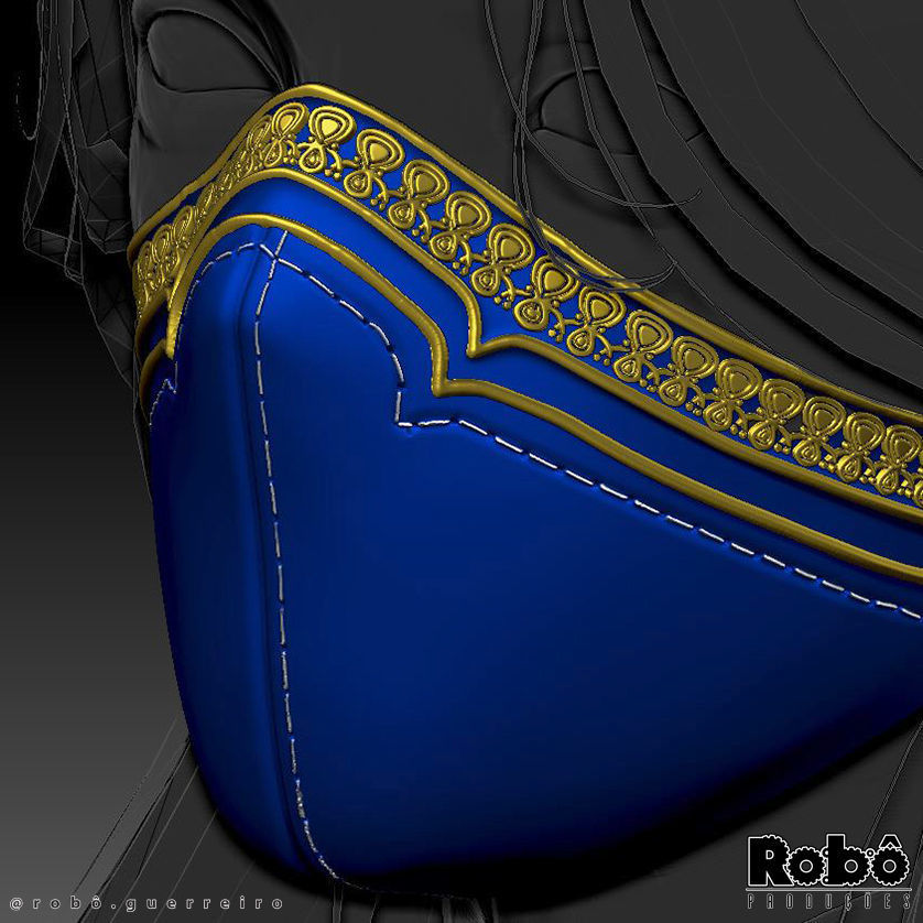 MORTAL KOMBAT 1 KITANA MASK CROWN COSPLAY 2023 3D print model_25
