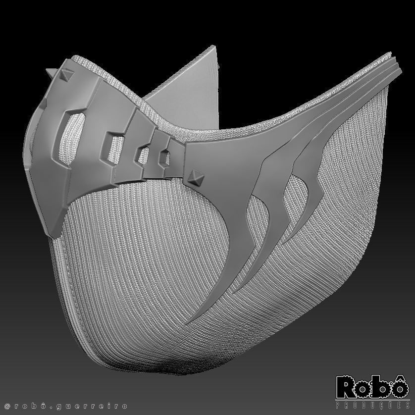 MORTAL KOMBAT 1 MILEENA MASK COSPLAY 2023 3D print model_26