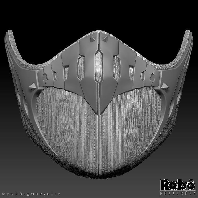 MORTAL KOMBAT 1 MILEENA MASK COSPLAY 2023 3D print model_24