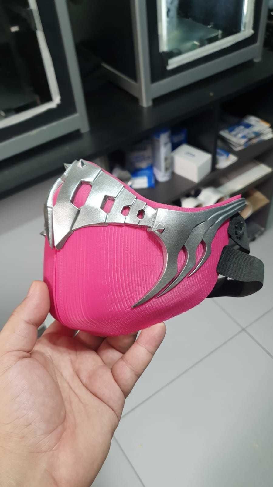 MORTAL KOMBAT 1 MILEENA MASK COSPLAY 2023 3D print model_5