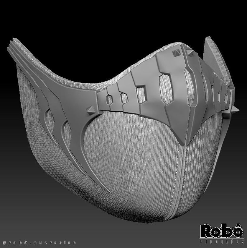 MORTAL KOMBAT 1 MILEENA MASK COSPLAY 2023 3D print model_25