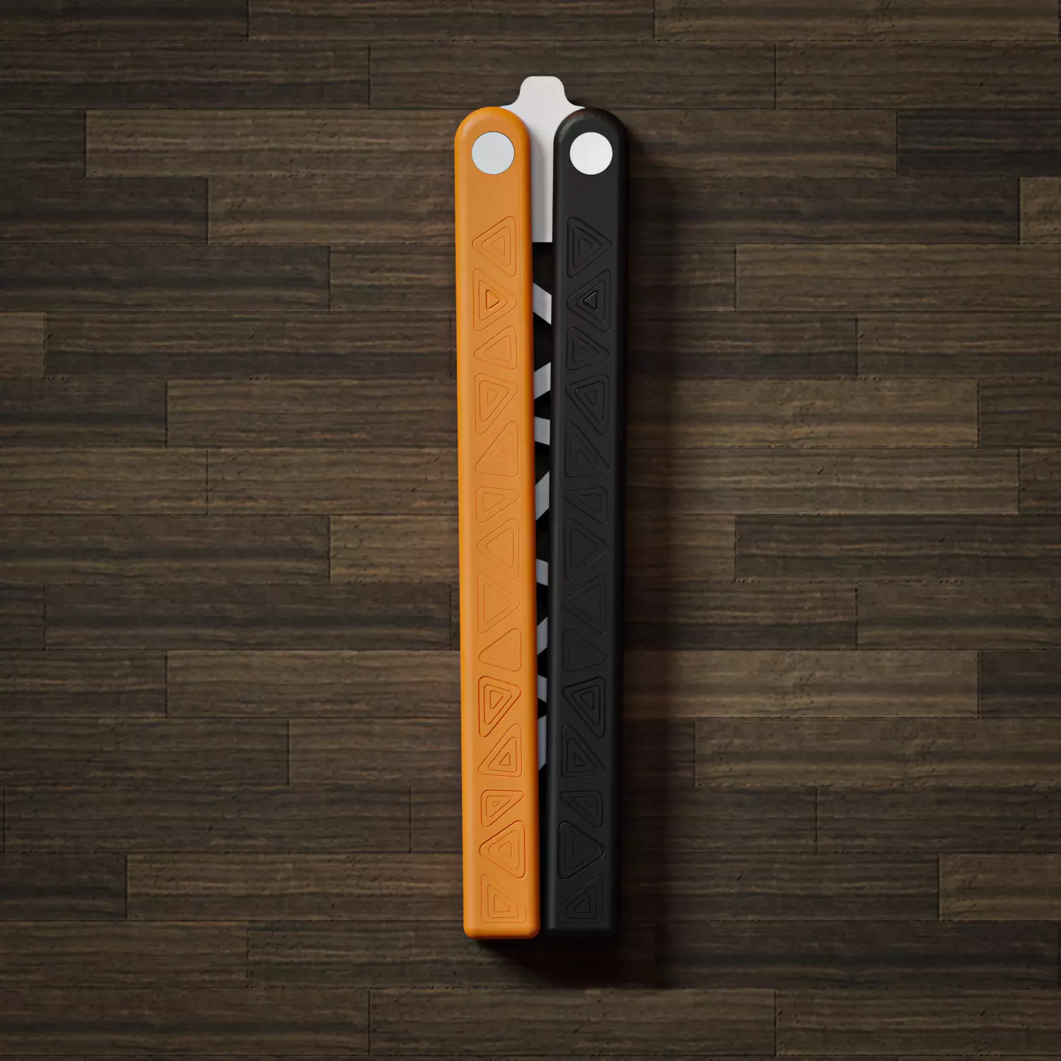 SLICK - BALISONG TRAINER - NO NEED FOR SCREWS 3D print model