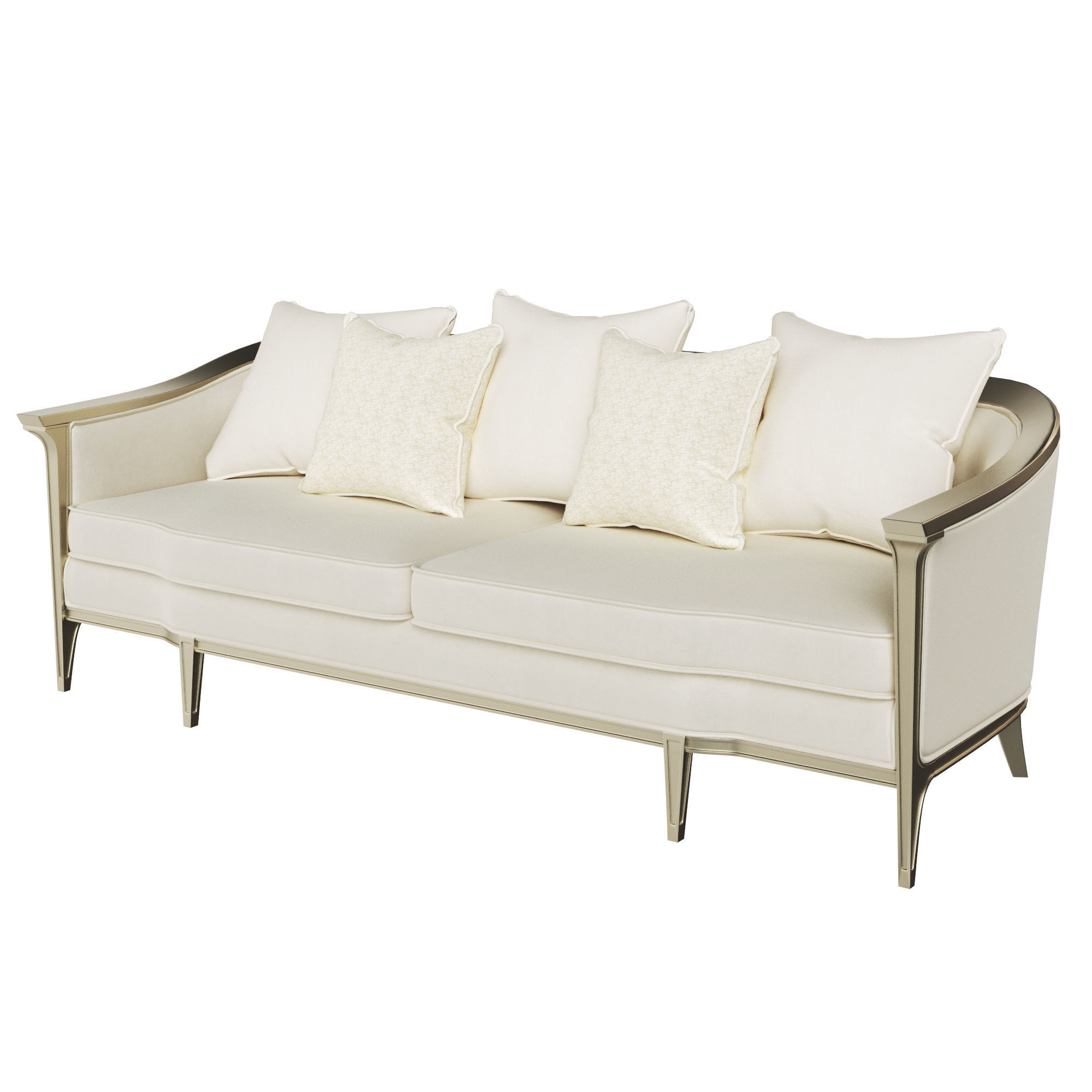 Sofa Eaves Drop by Caracole 3D model_1