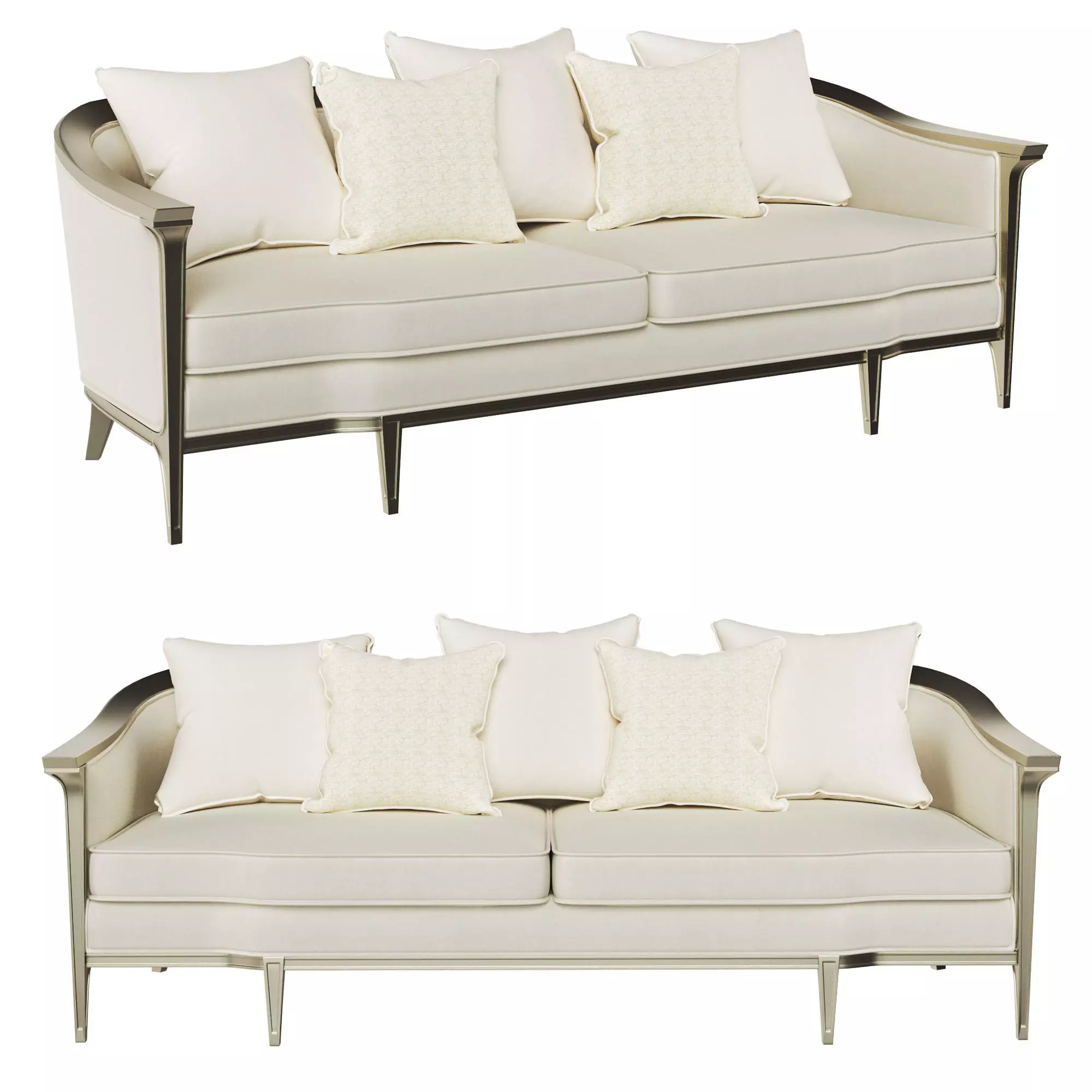 Sofa Eaves Drop by Caracole 3D model_0