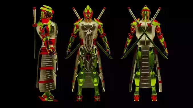 ROBOT SAMURAI NO 3 3D MODEL