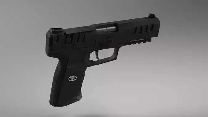 FN Herstal Five-seveN Mk3 Low-poly 3D model