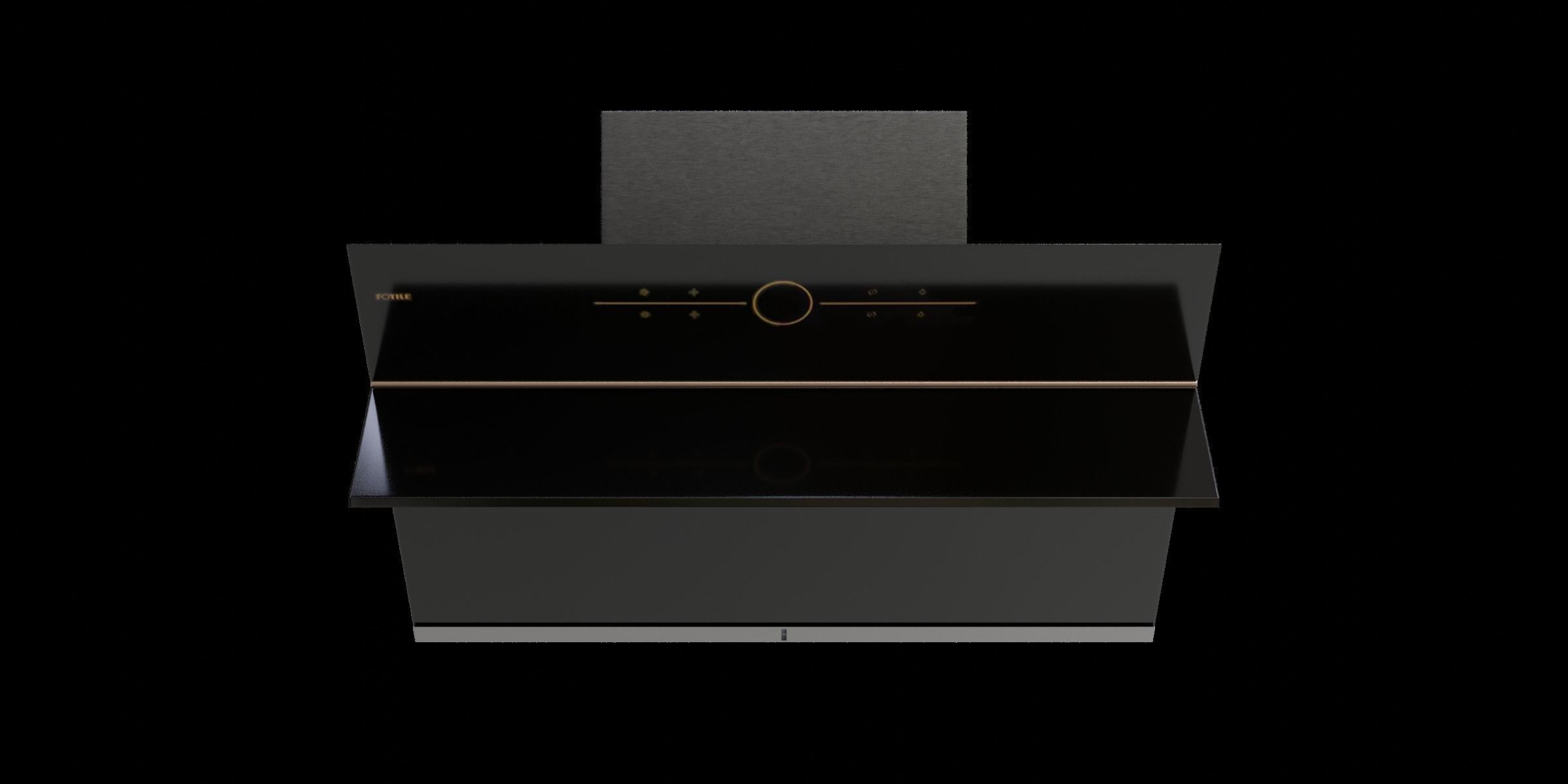 Modern Chimney Cooker Hood 3D model_4