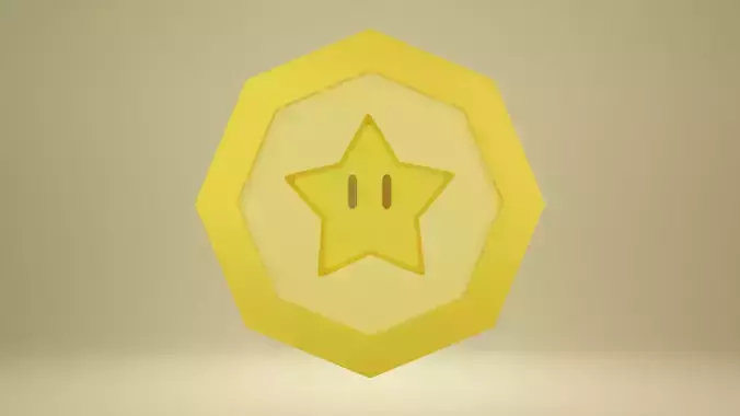 Star Medal Super Mario 