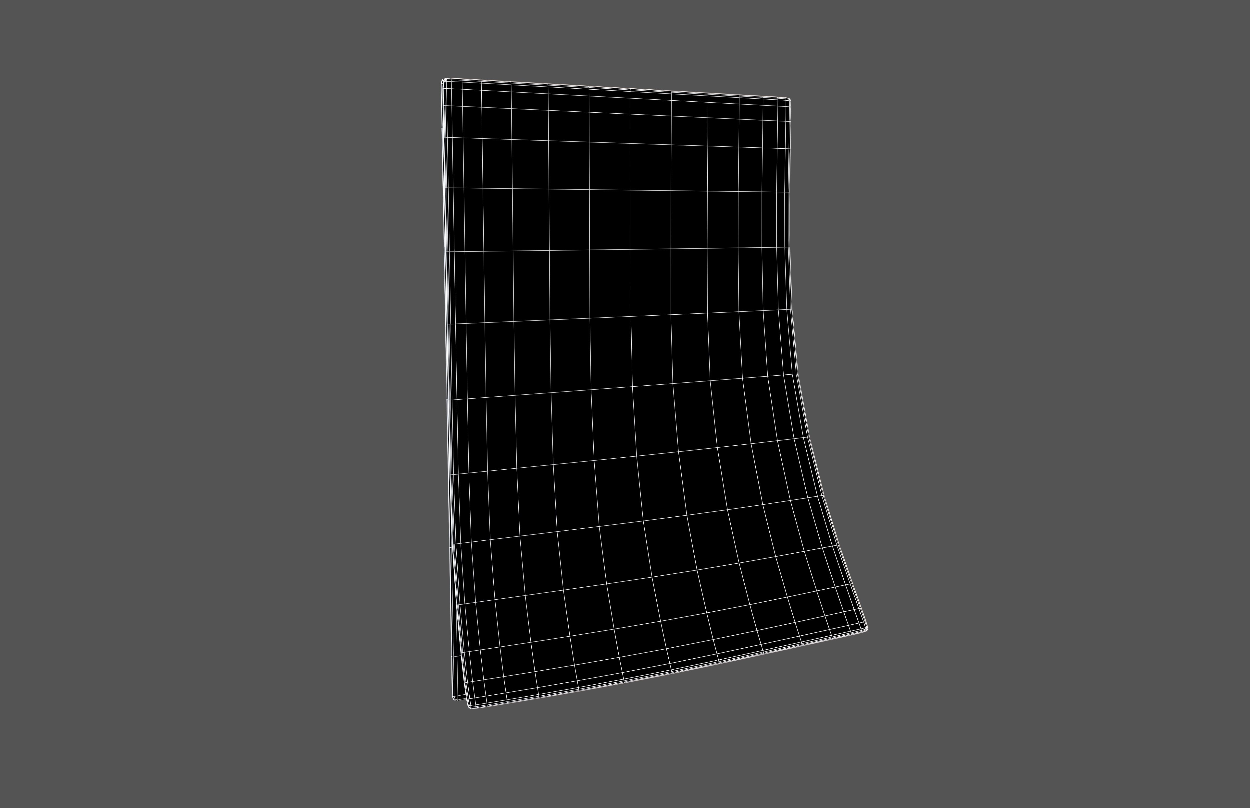 Document Icon v1 002 Low-poly 3D model_4