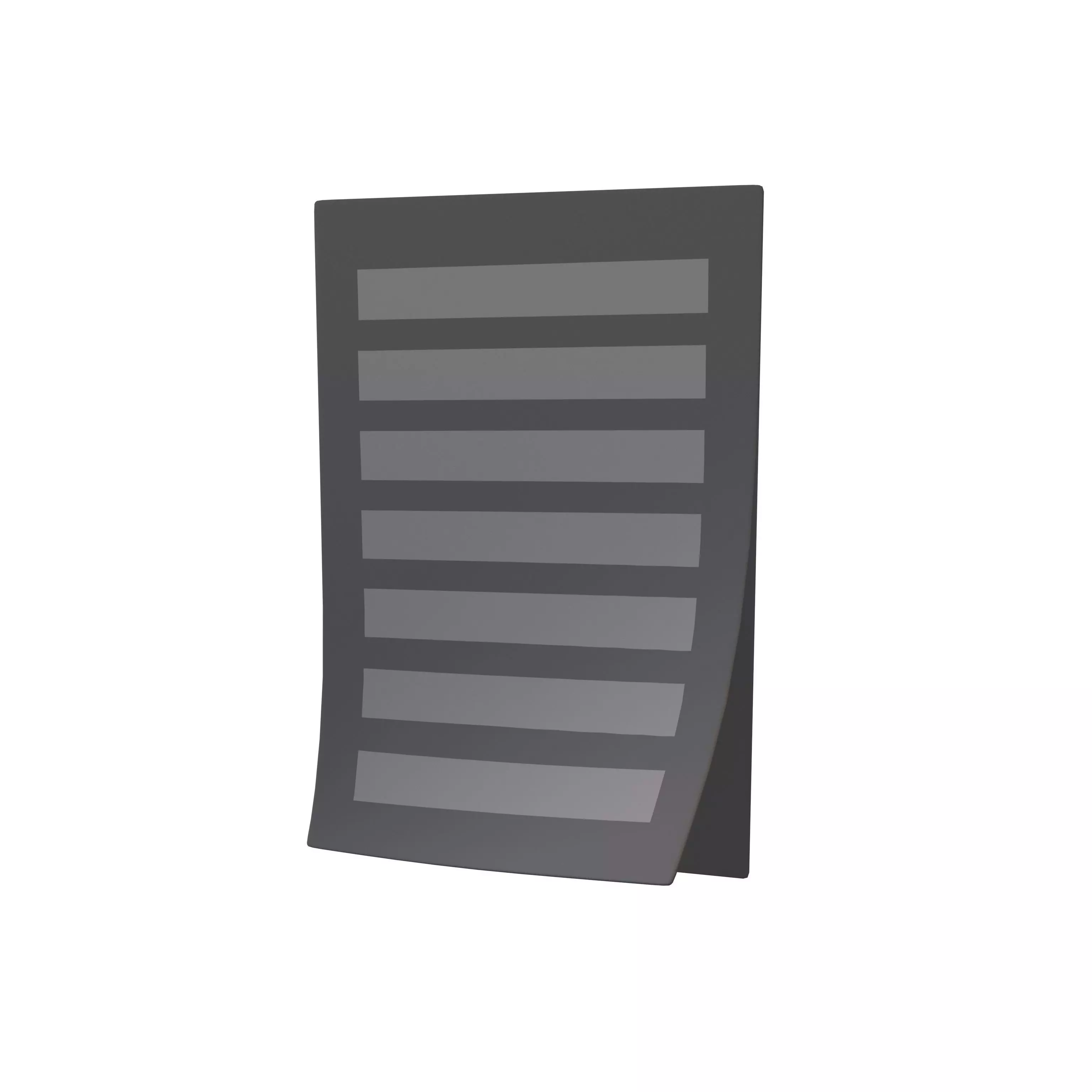 Document Icon v1 002 Low-poly 3D model_0