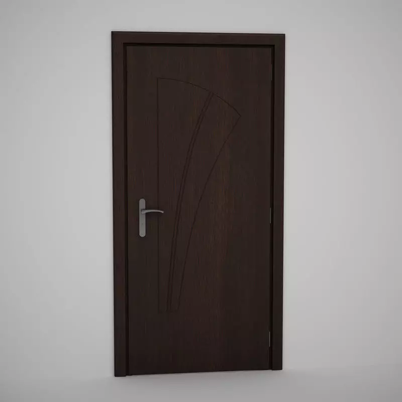 CGAxis Door 3D model_0