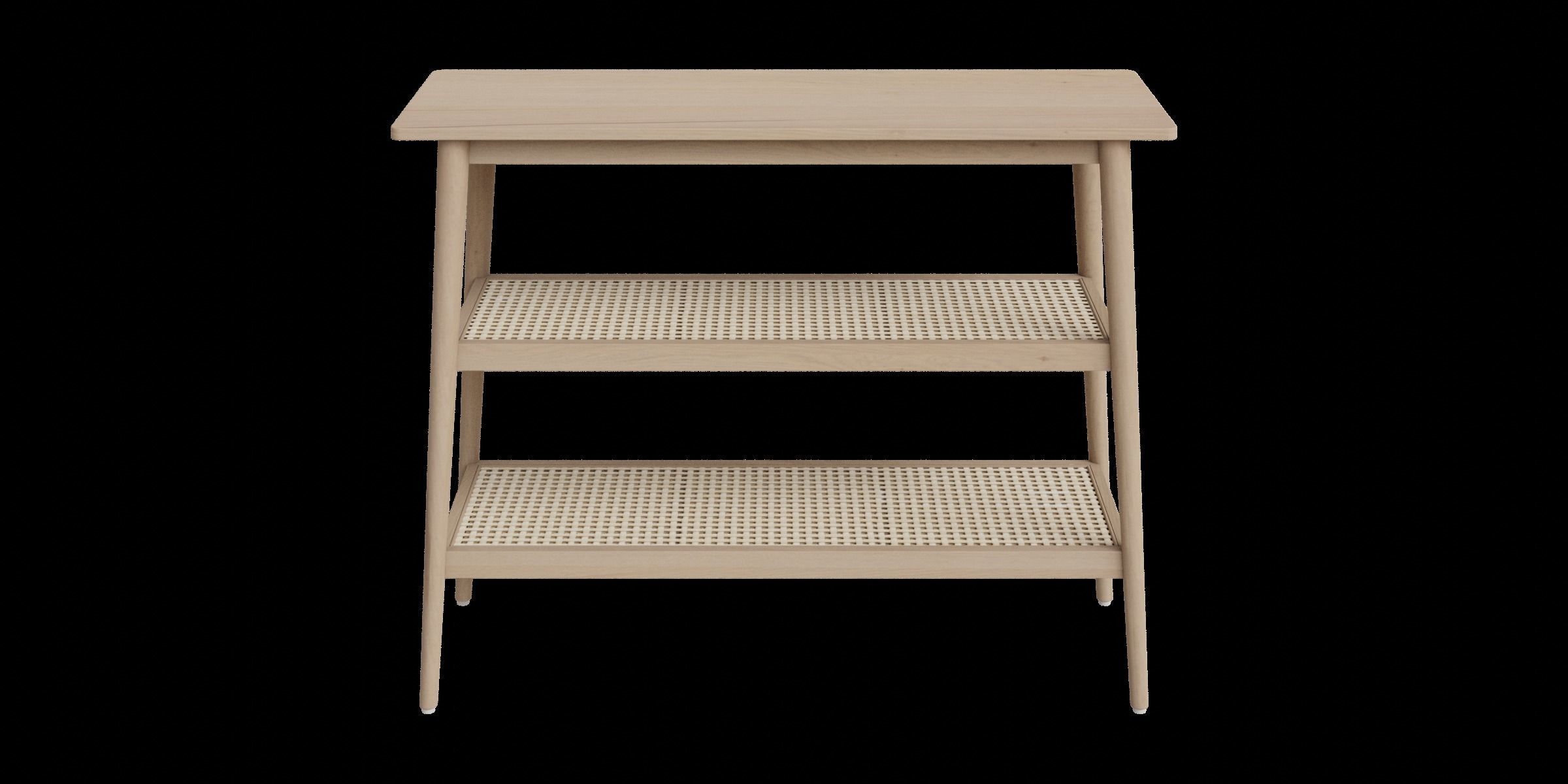 Light Brown Wooden Table Low-poly 3D model_8