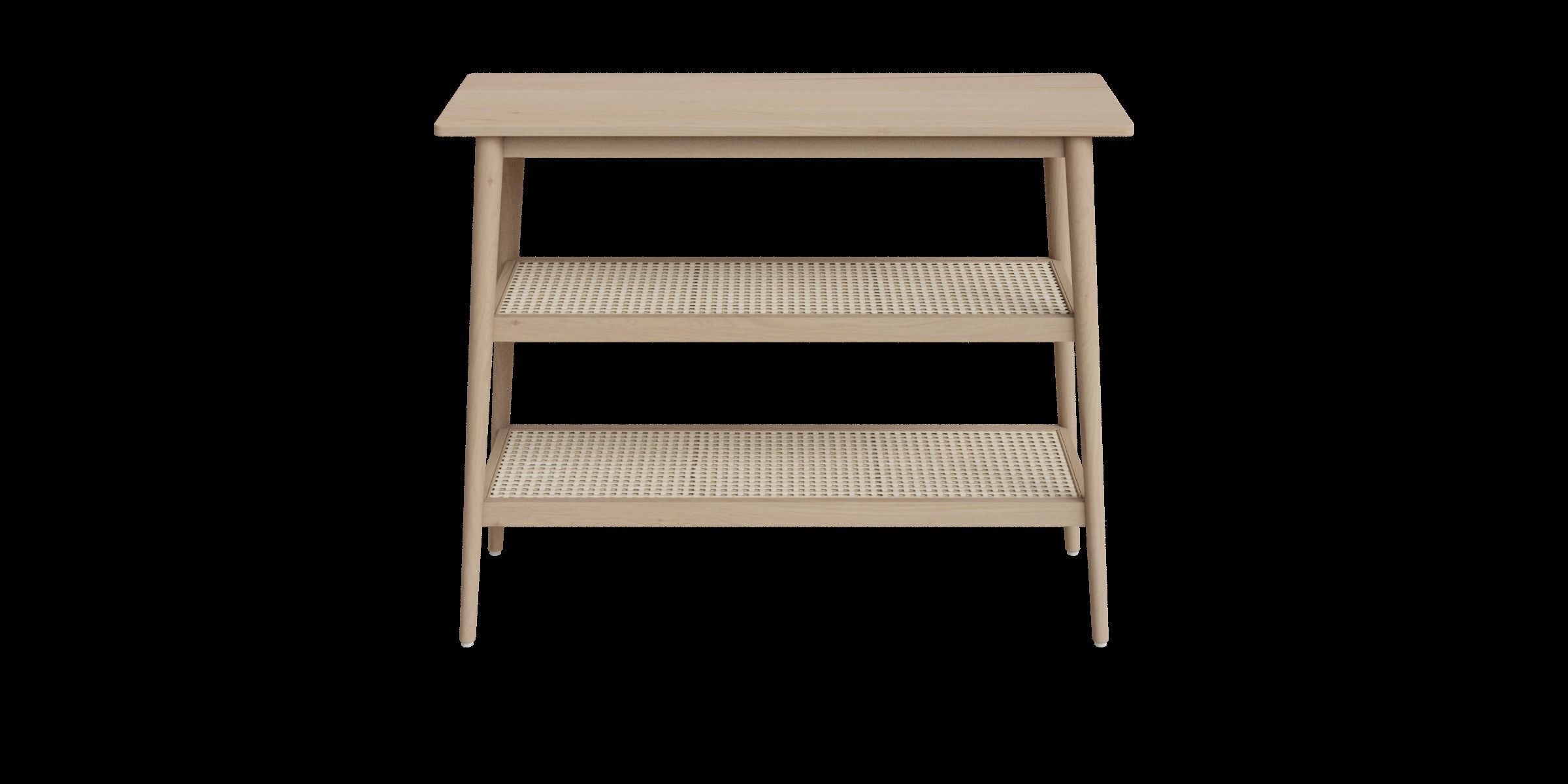 Light Brown Wooden Table Low-poly 3D model_10