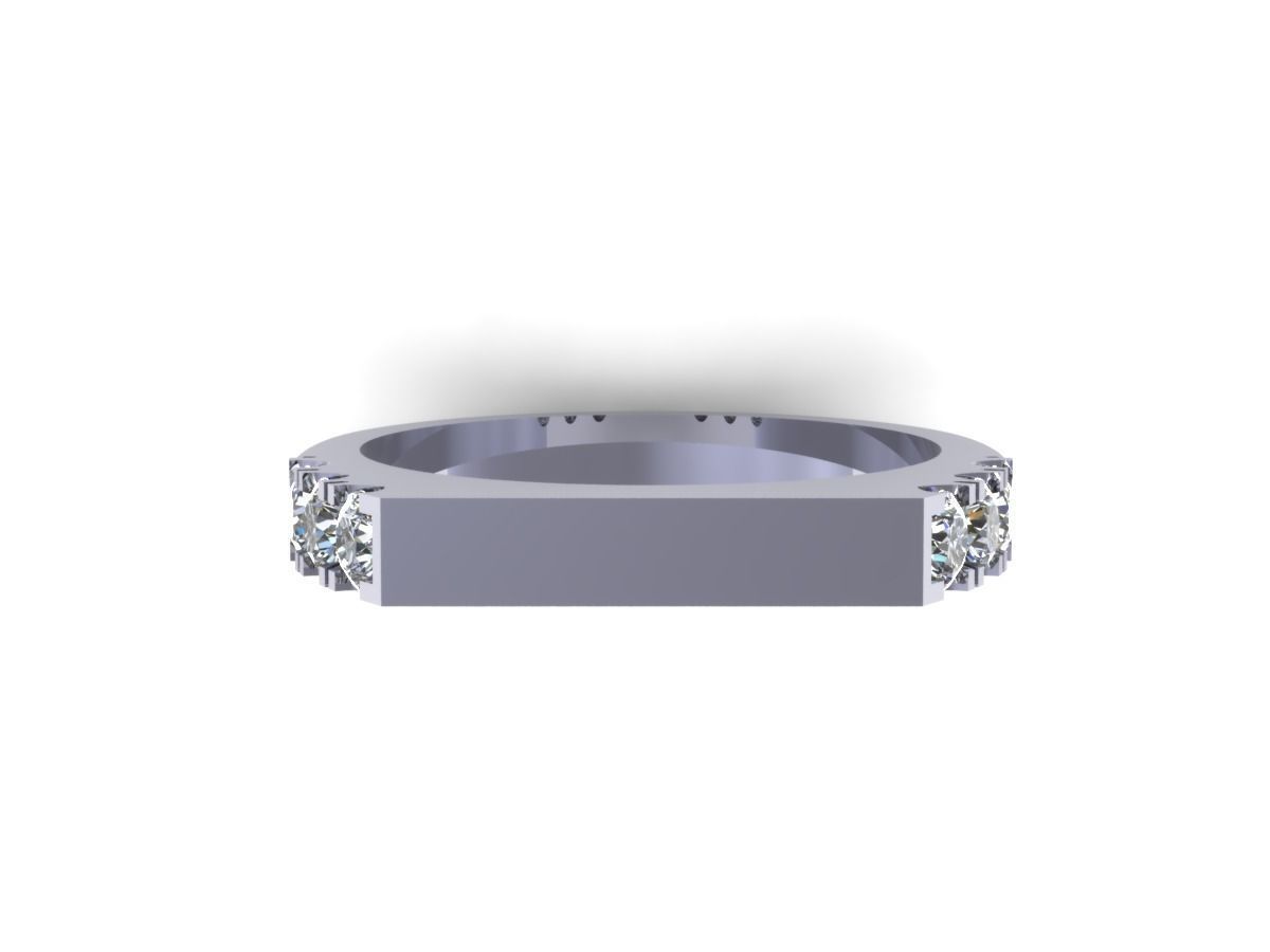 Creative Diamond Ring 3D print model_1