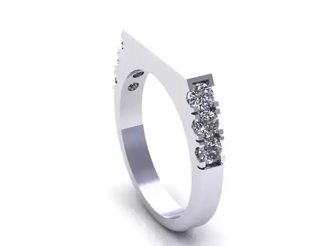 Creative Diamond Ring 3D print model
