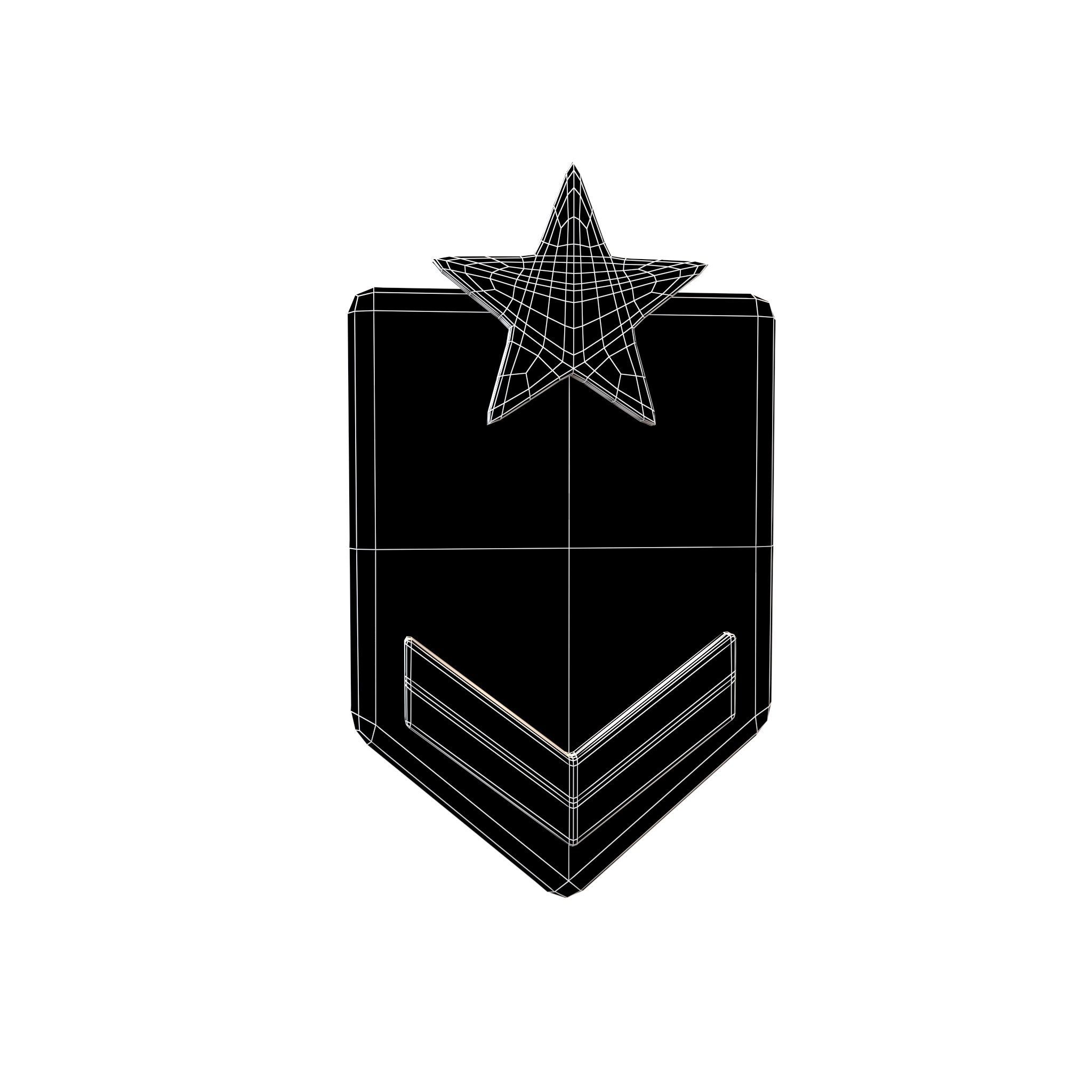 Rank Medal v6 002 Low-poly 3D model_4