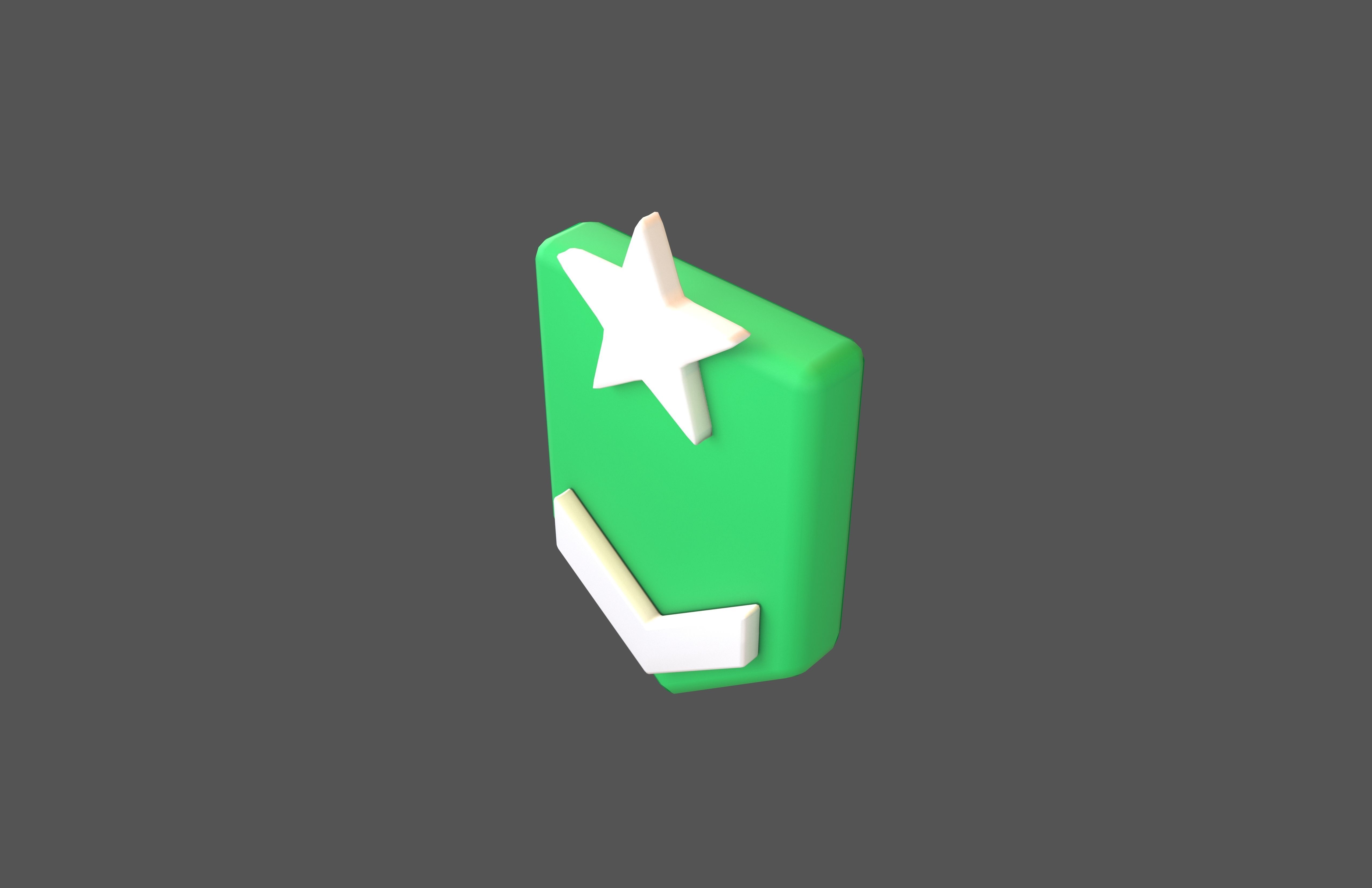 Rank Medal v6 002 Low-poly 3D model_2
