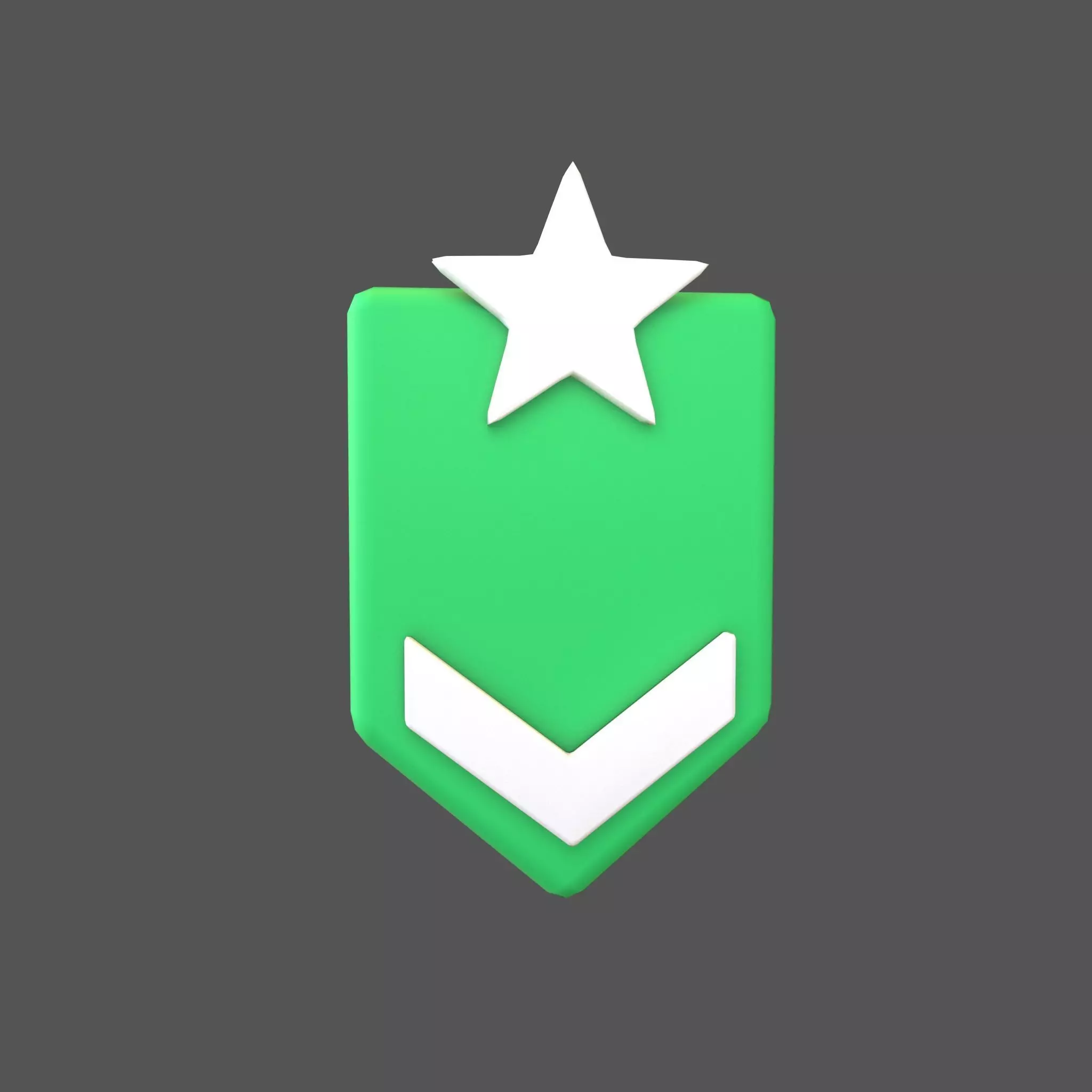 Rank Medal v6 002 Low-poly 3D model_0