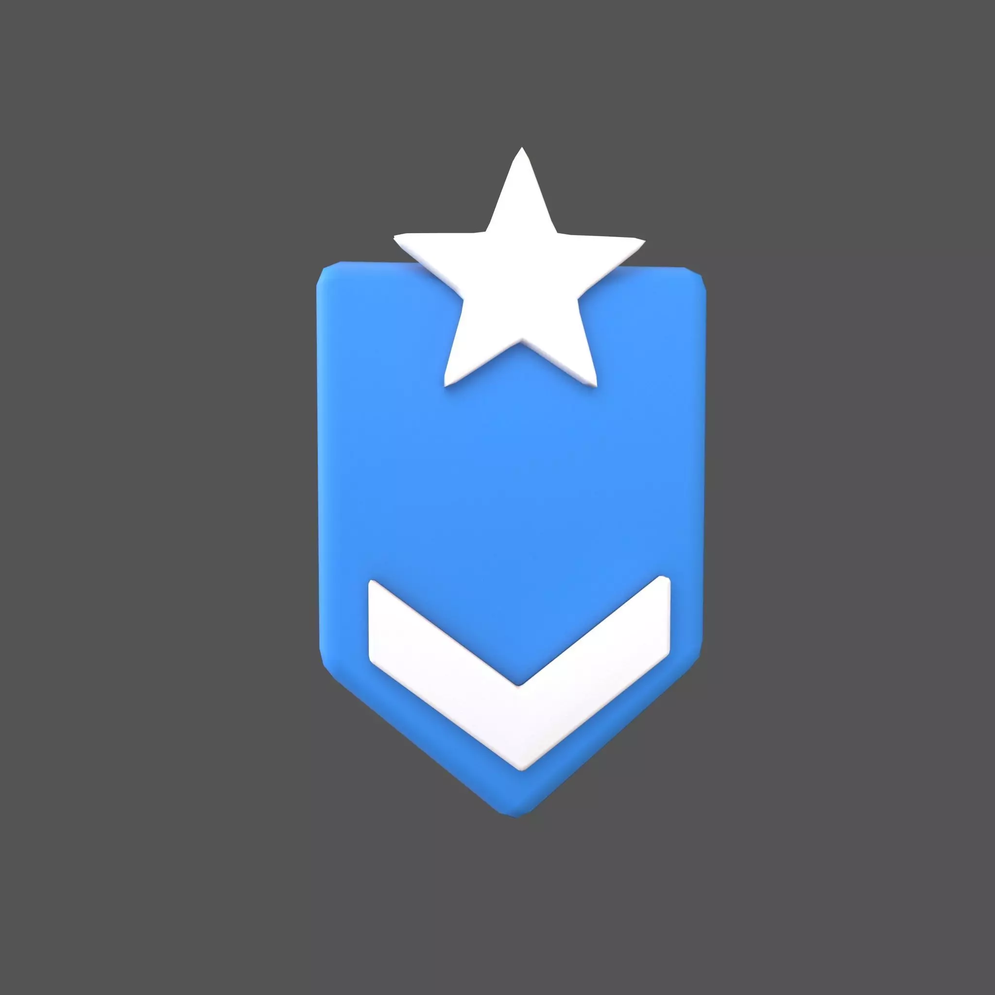 Rank Medal v6 003 Low-poly 3D model_0