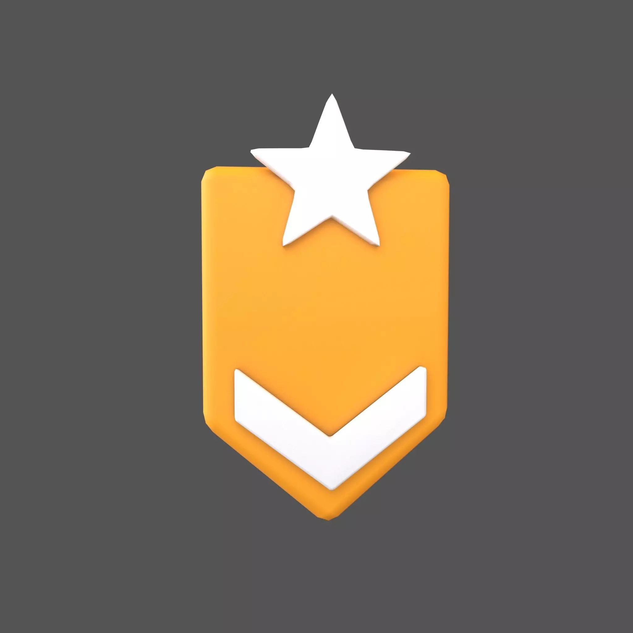 Rank Medal v6 005 Low-poly 3D model_0