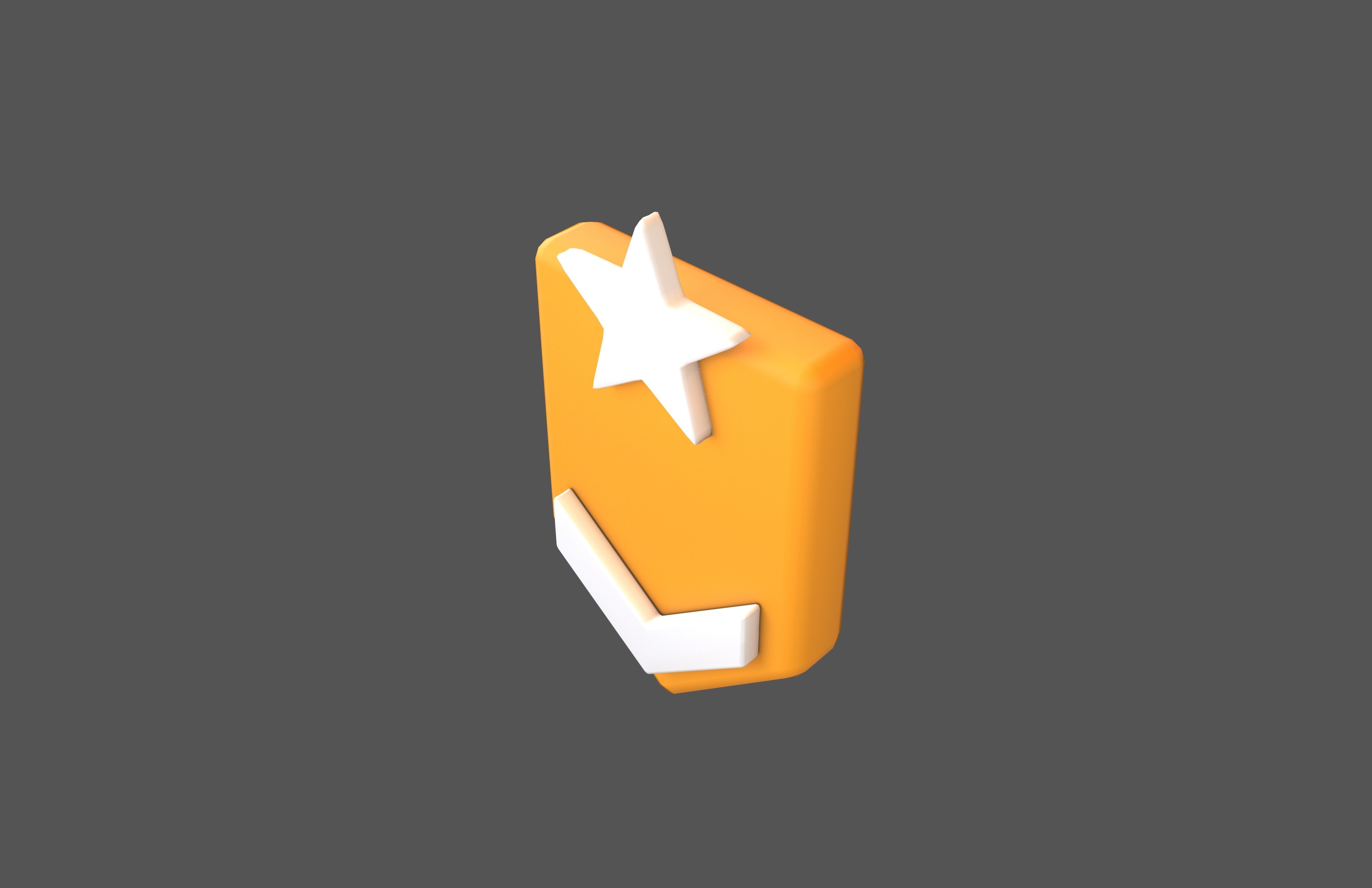 Rank Medal v6 005 Low-poly 3D model_2