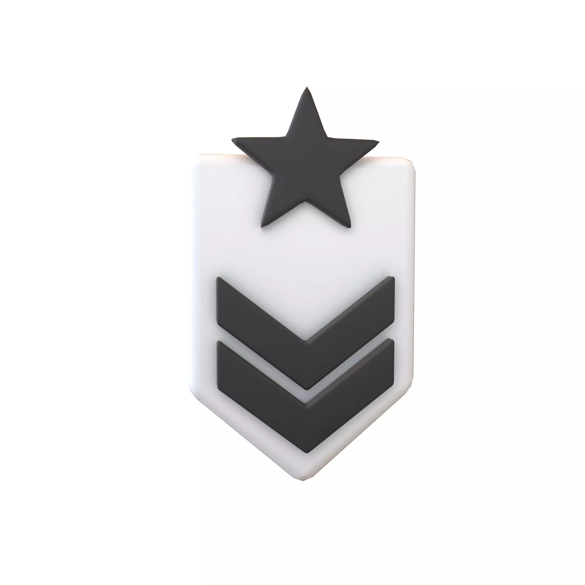 Rank Medal v7 001 Low-poly 3D model