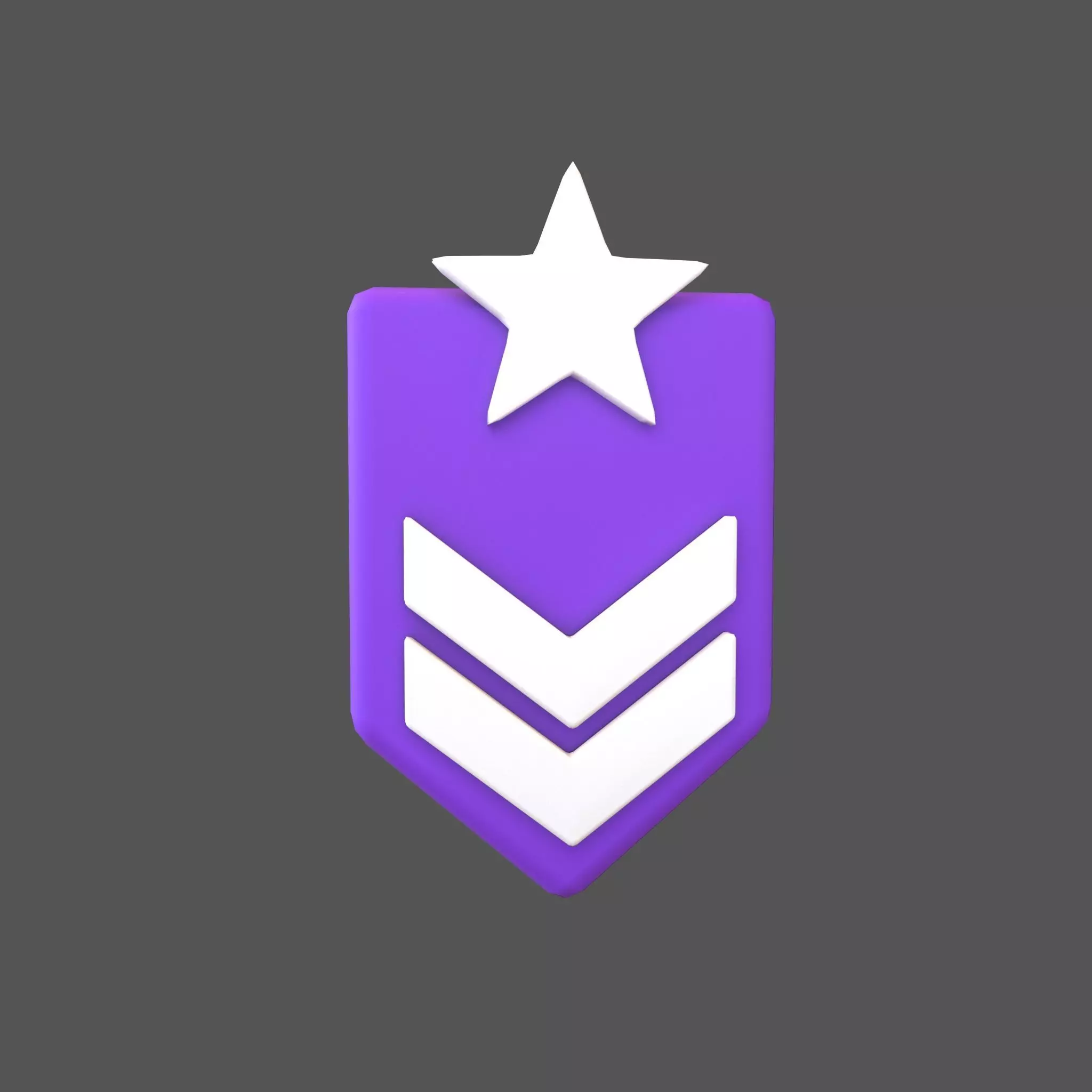 Rank Medal v7 004 Low-poly 3D model_0