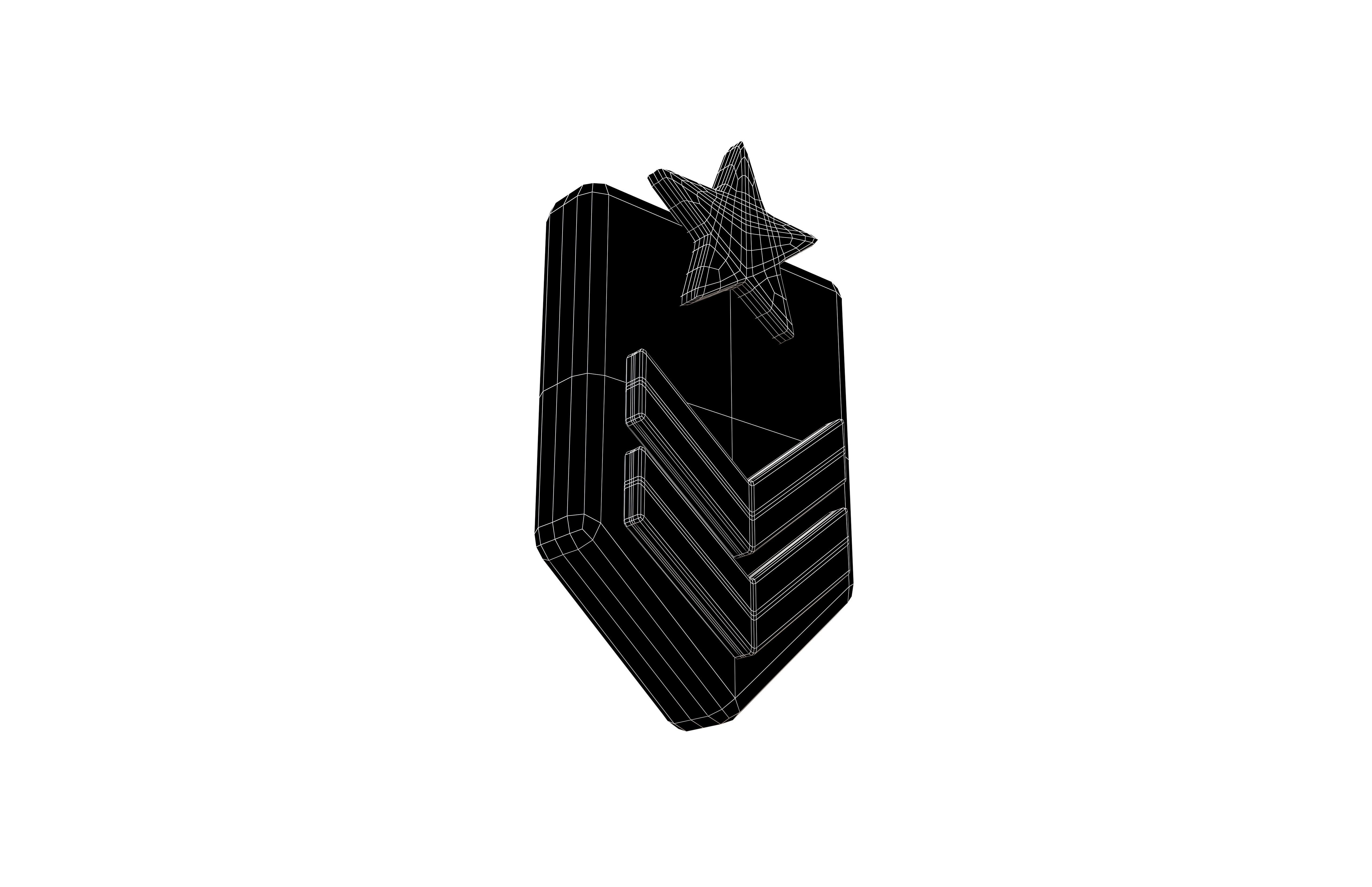 Rank Medal v7 004 Low-poly 3D model_11