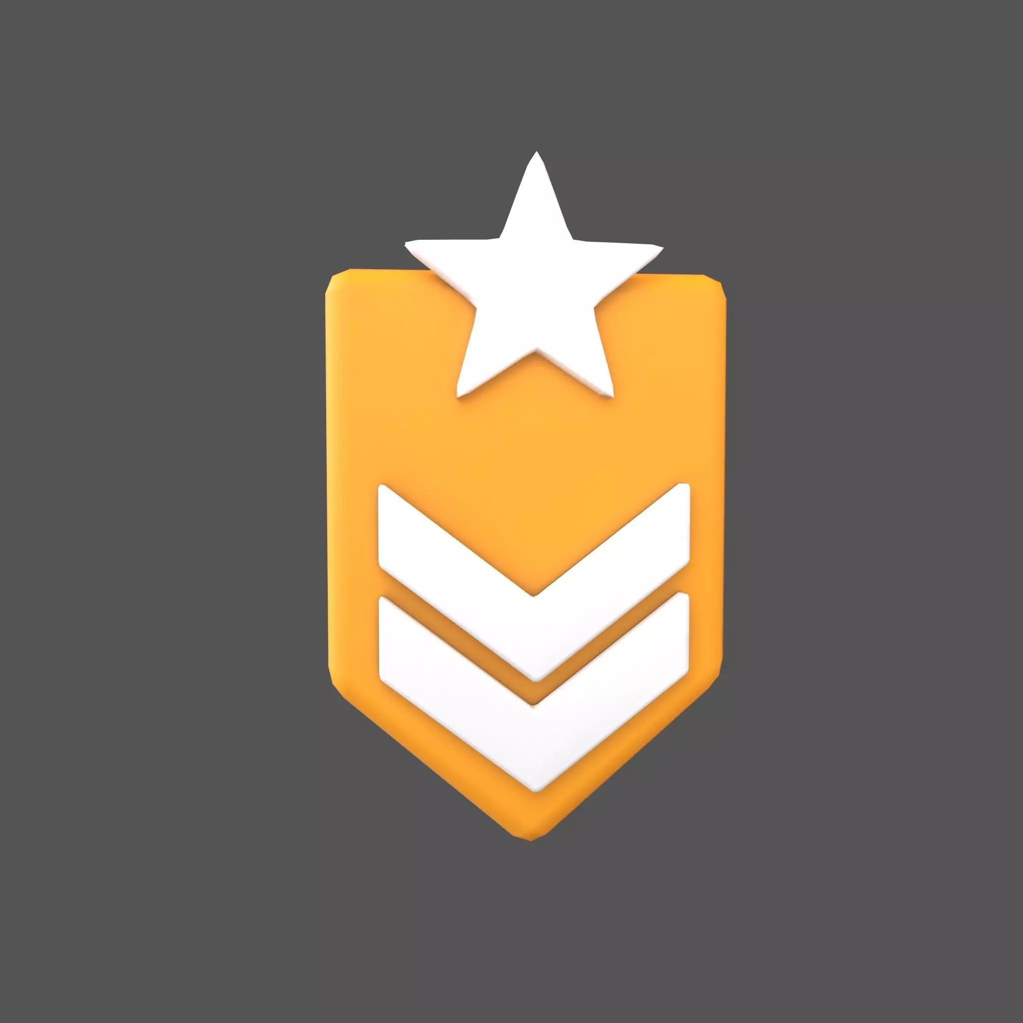 Rank Medal v7 005 Low-poly 3D model