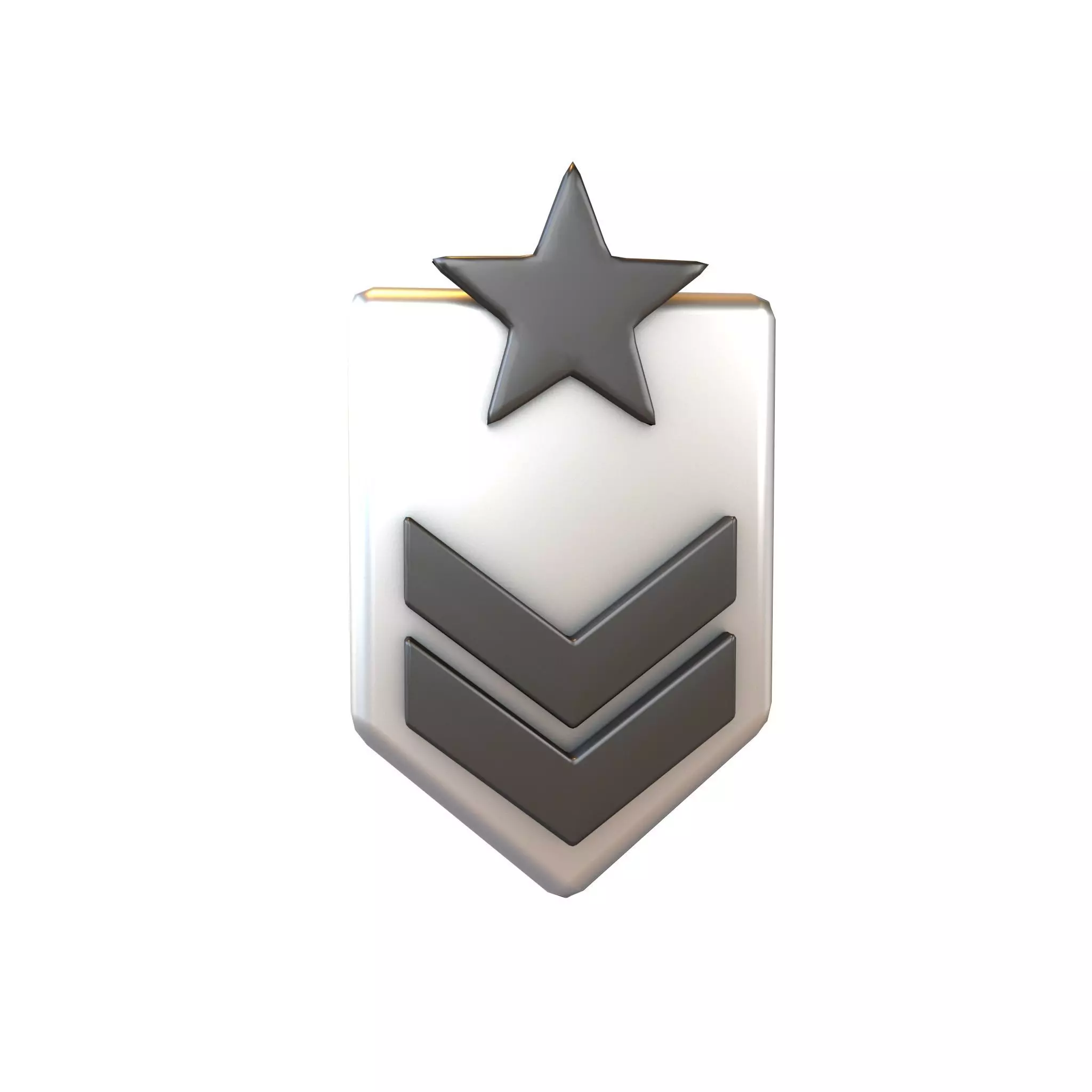 Rank Medal v7 007 Low-poly 3D model_0