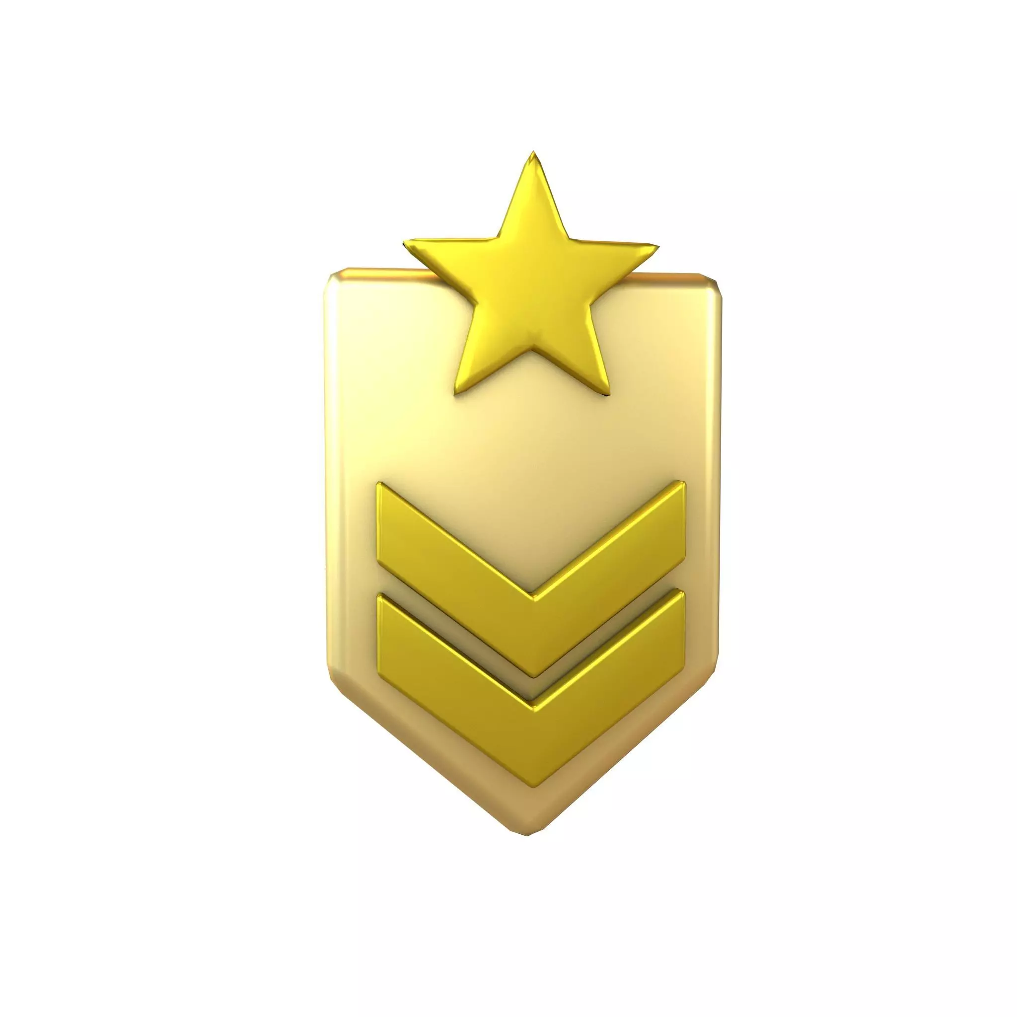 Rank Medal v7 008 Low-poly 3D model