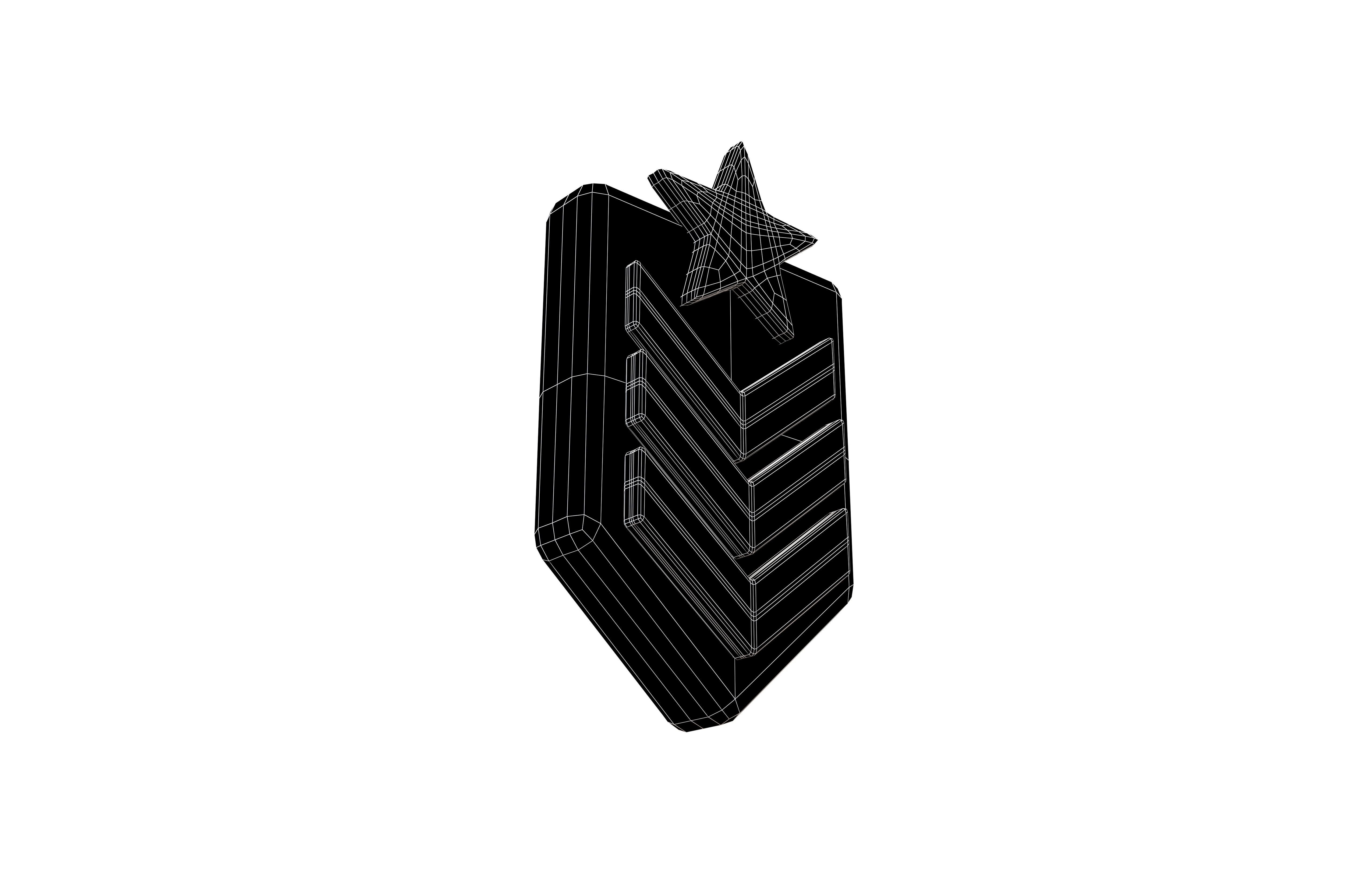 Rank Medal v8 001 Low-poly 3D model_7