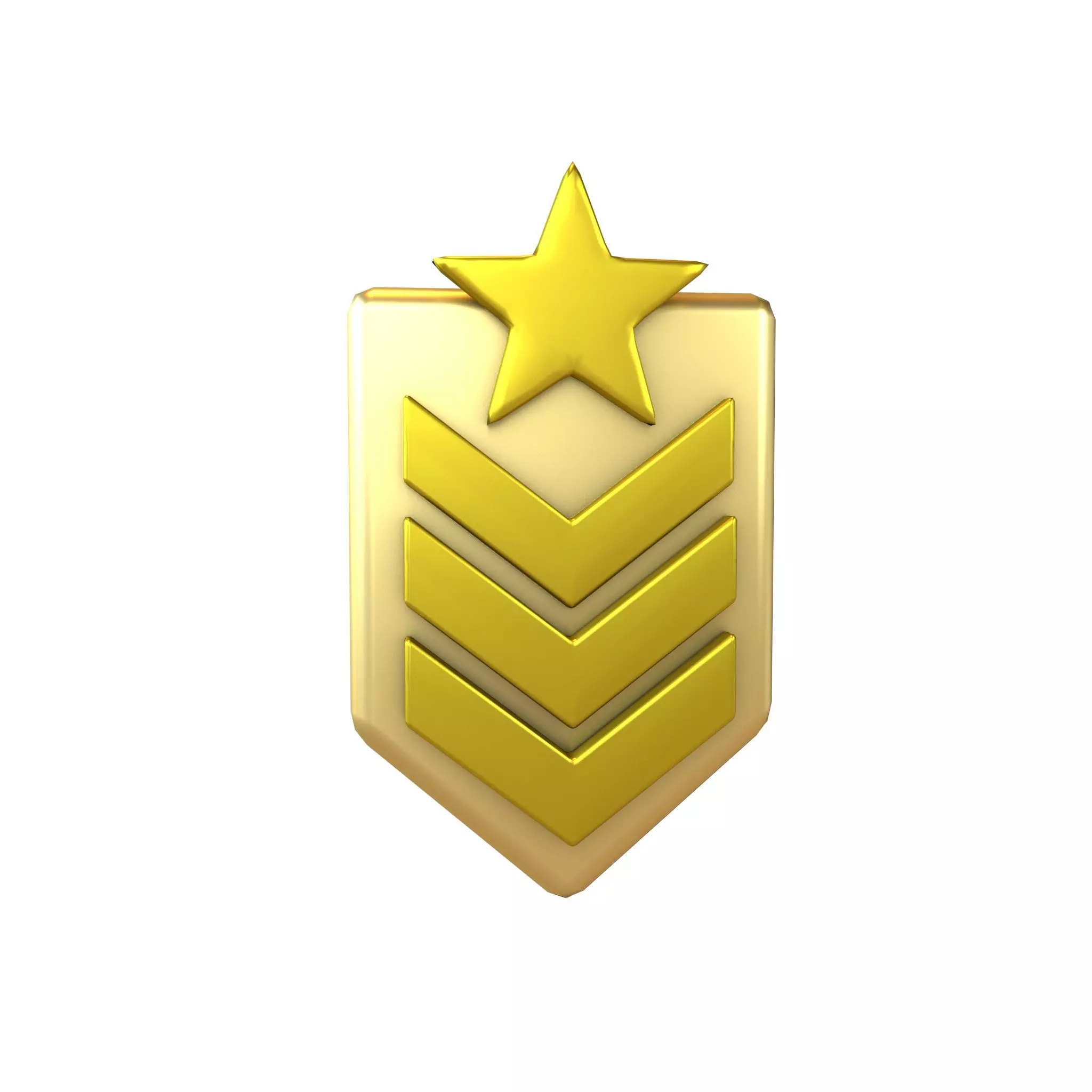 Rank Medal v8 008 Low-poly 3D model_0