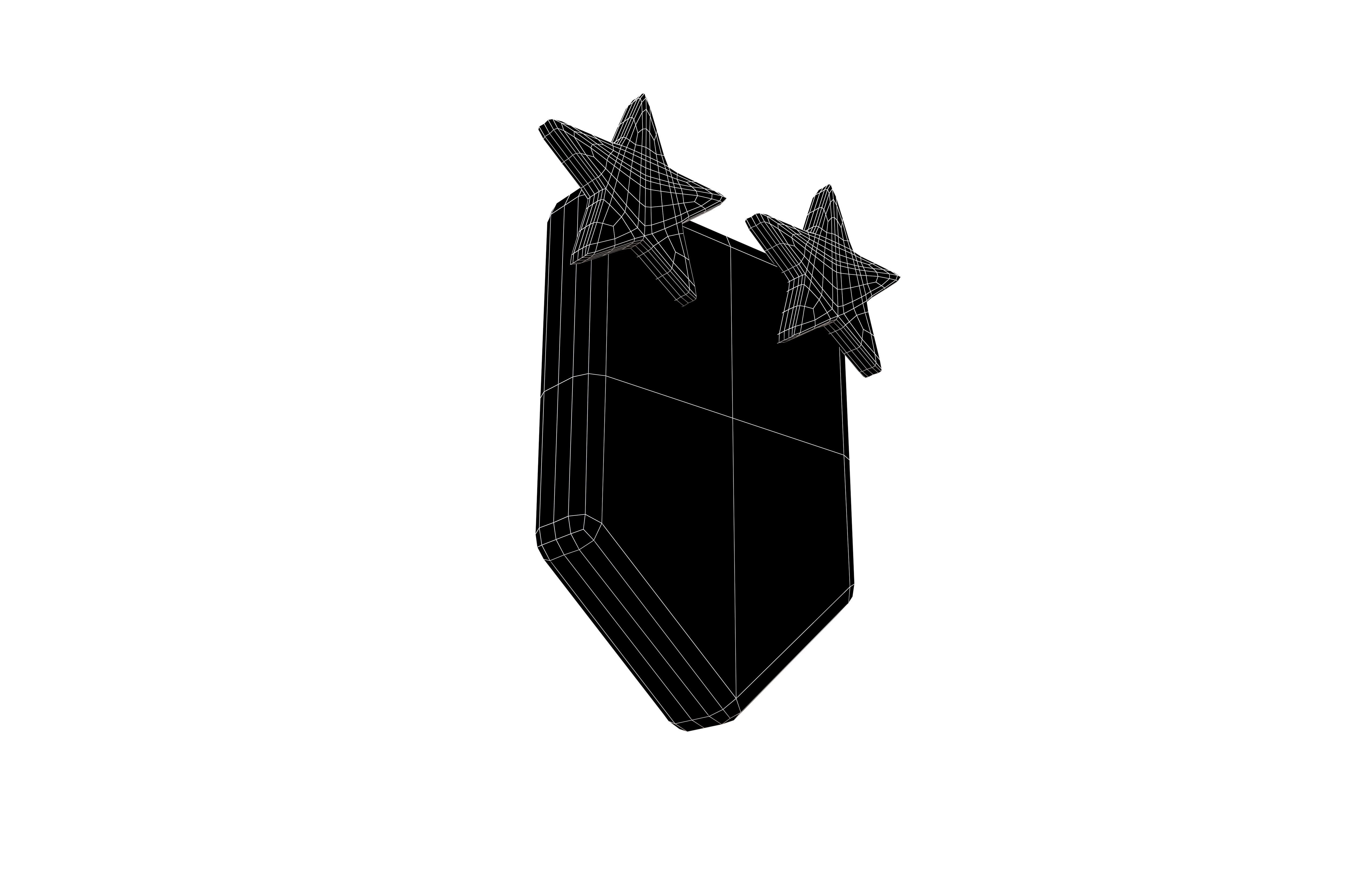Rank Medal v9 004 Low-poly 3D model_7