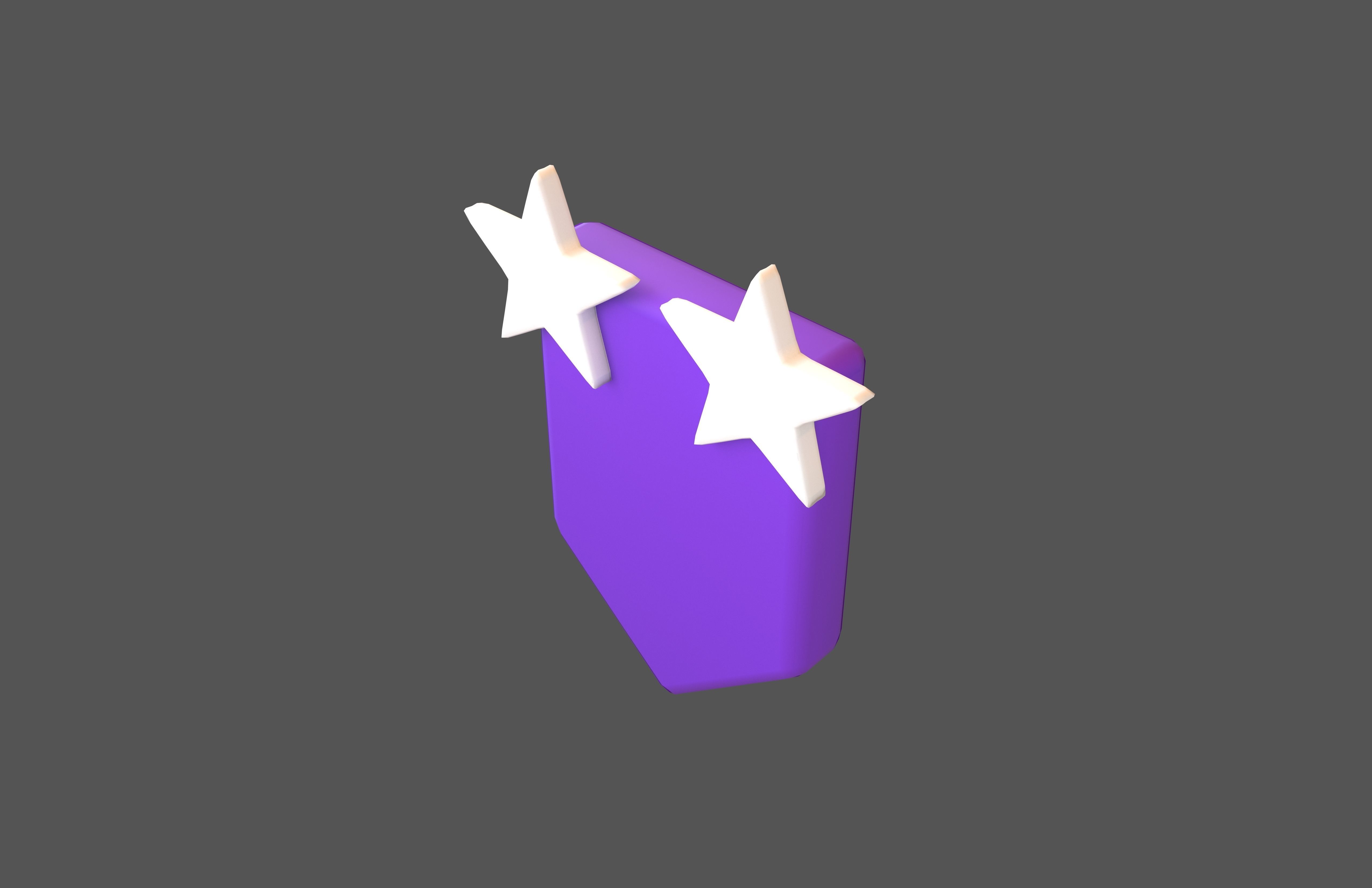 Rank Medal v9 004 Low-poly 3D model_2