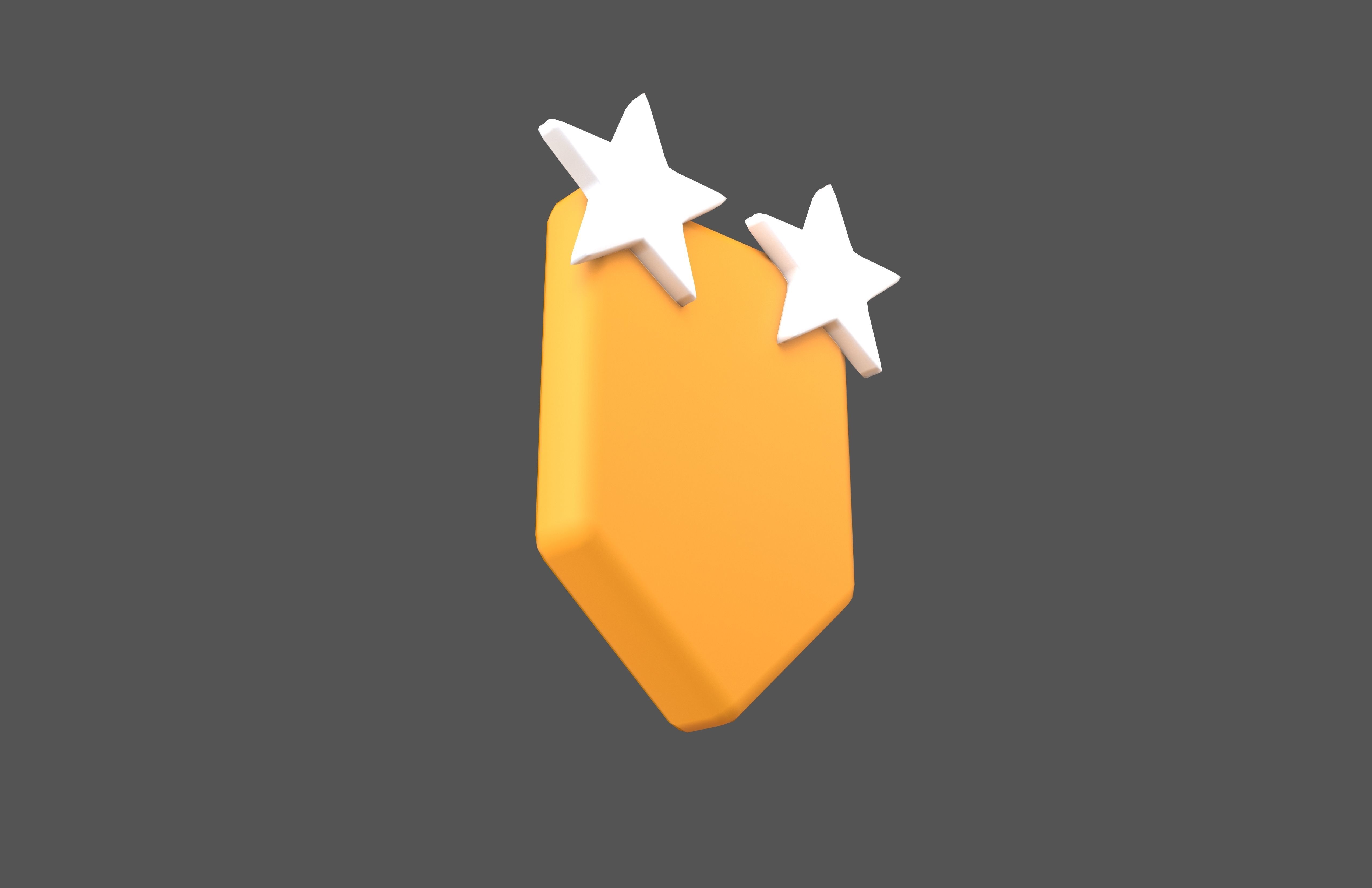 Rank Medal v9 005 Low-poly 3D model_3