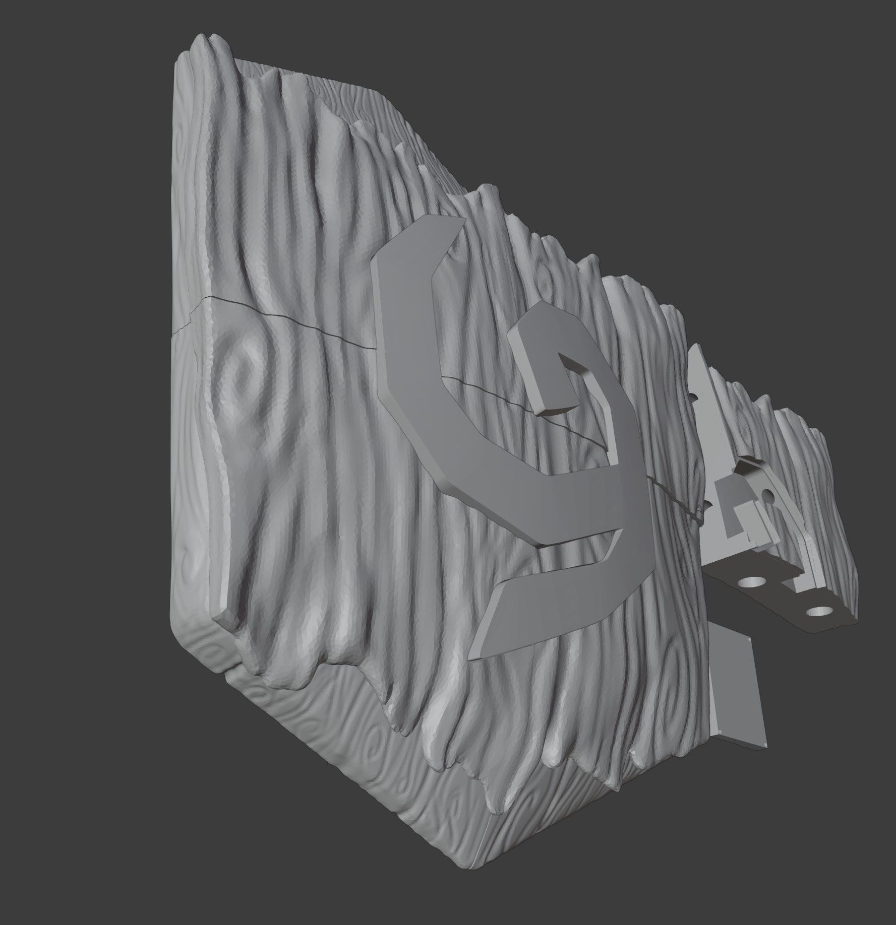 DEKU SHIELD FROM ZELDA THAT LIGHTS UP 3D print model_16