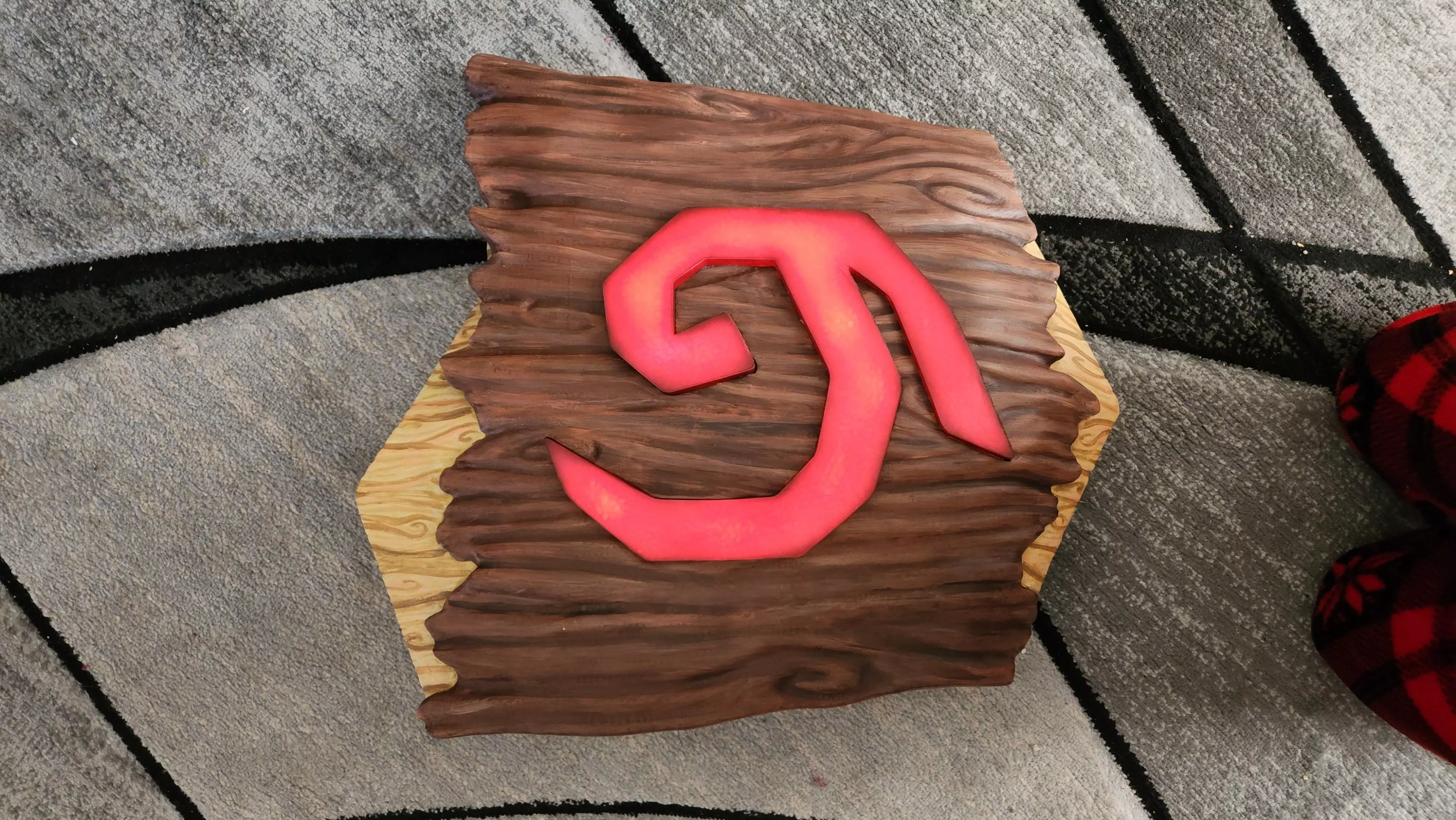 DEKU SHIELD FROM ZELDA THAT LIGHTS UP 3D print model_0