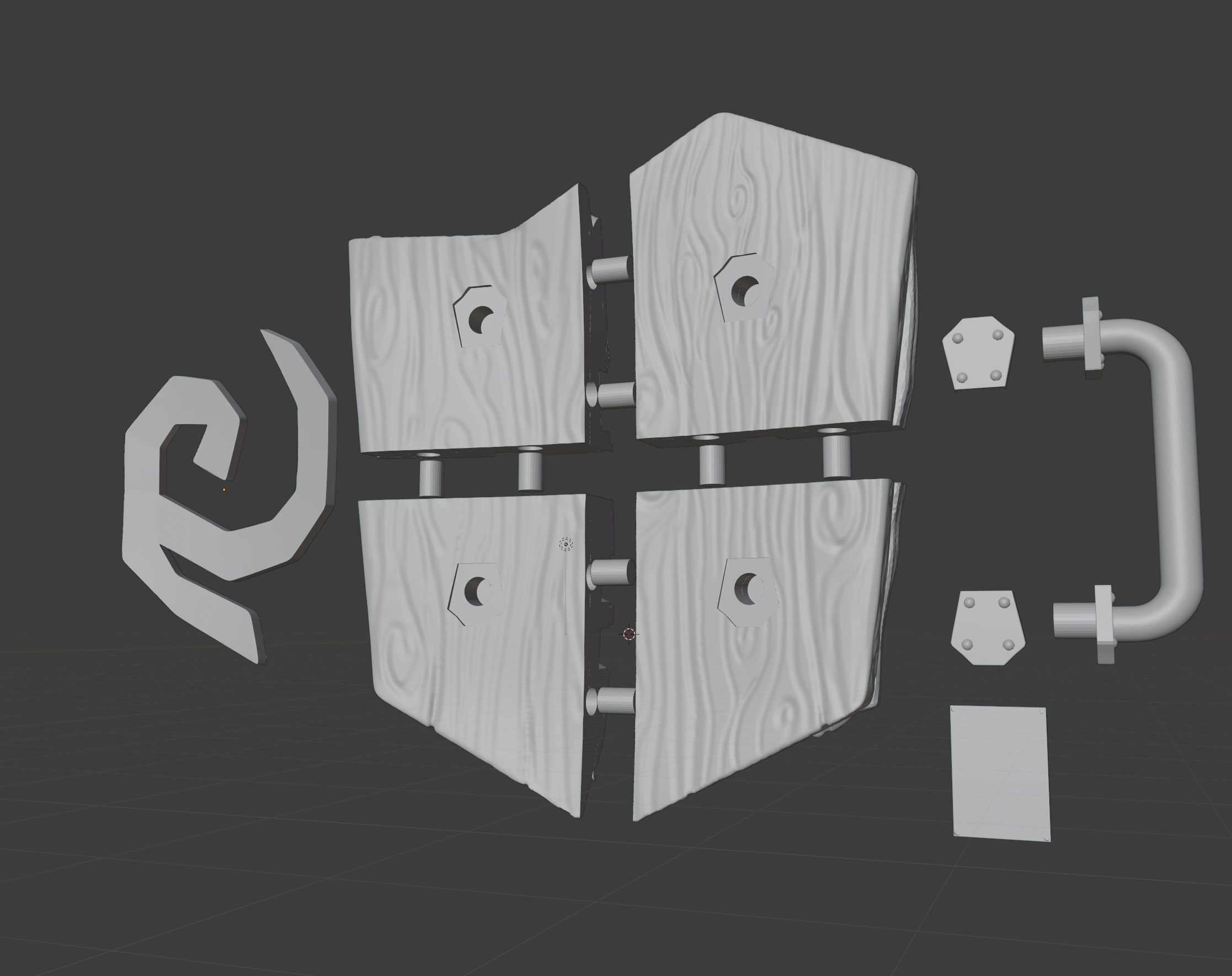 DEKU SHIELD FROM ZELDA THAT LIGHTS UP 3D print model_9