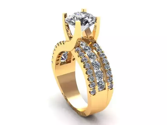 Nice Pave Ring S2345