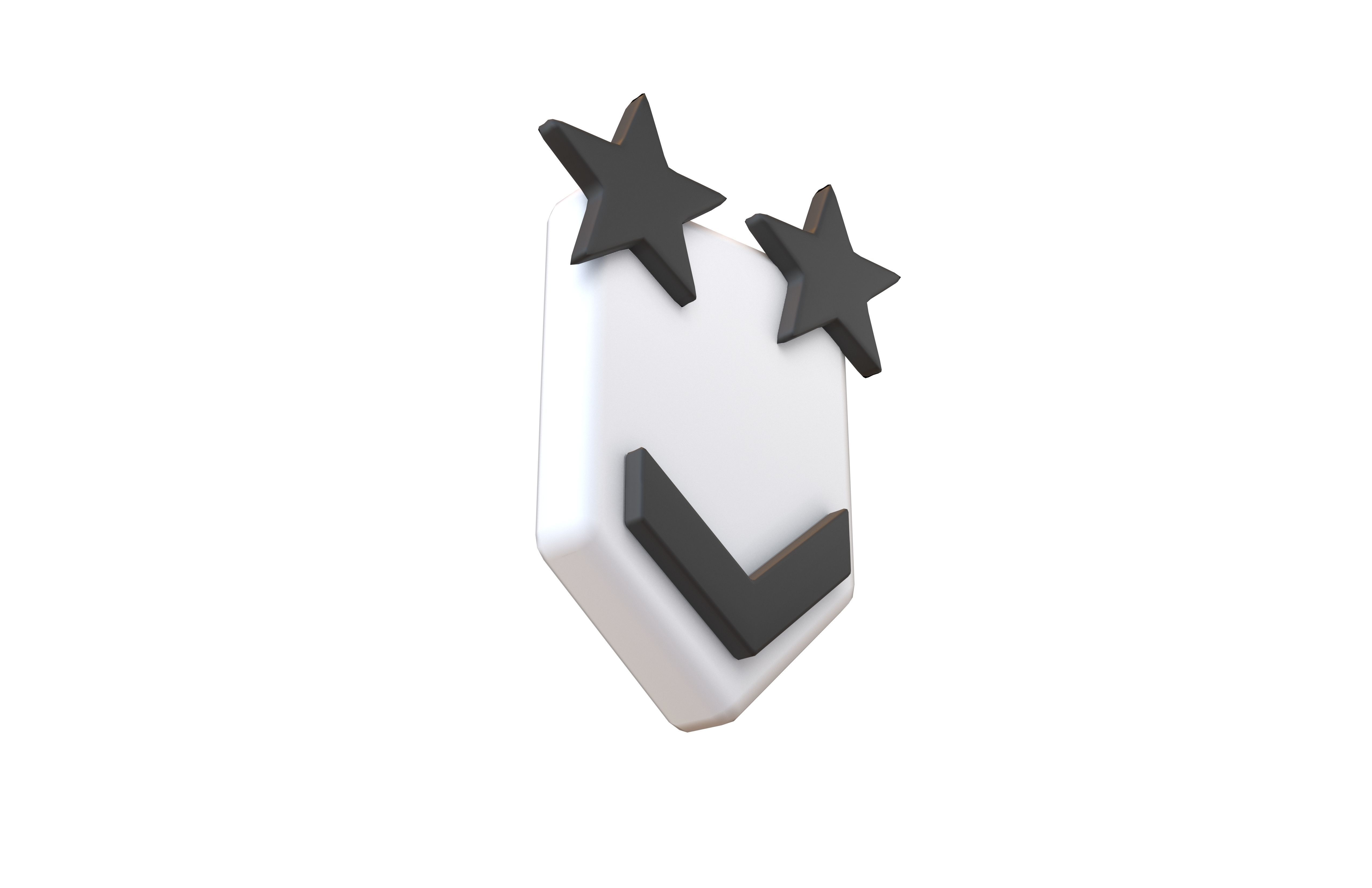 Rank Medal v10 001 Low-poly 3D model_3