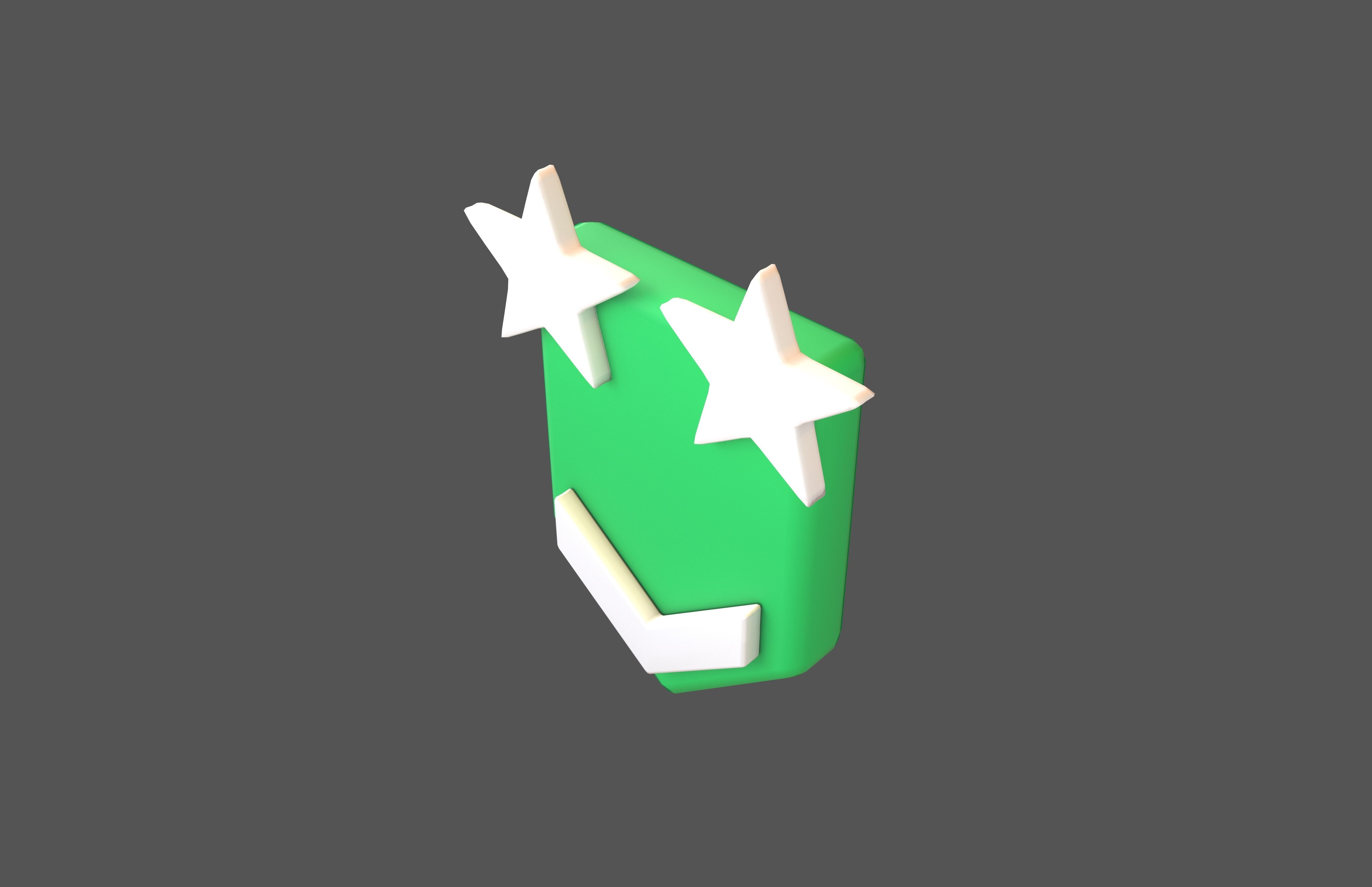 Rank Medal v10 002 Low-poly 3D model_2