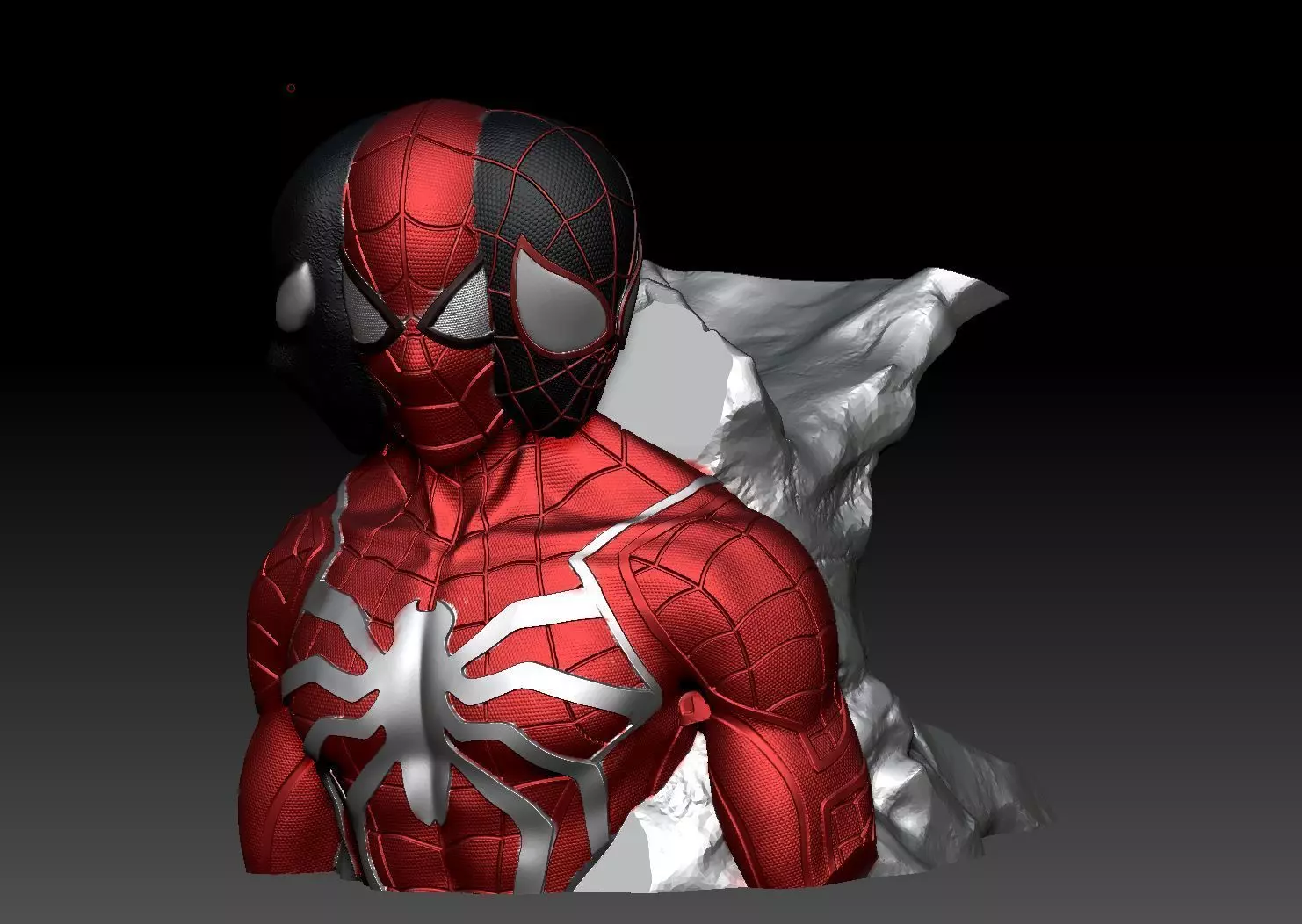 spiderman 2 Ps4 PS5 controller holder 3D print model_0