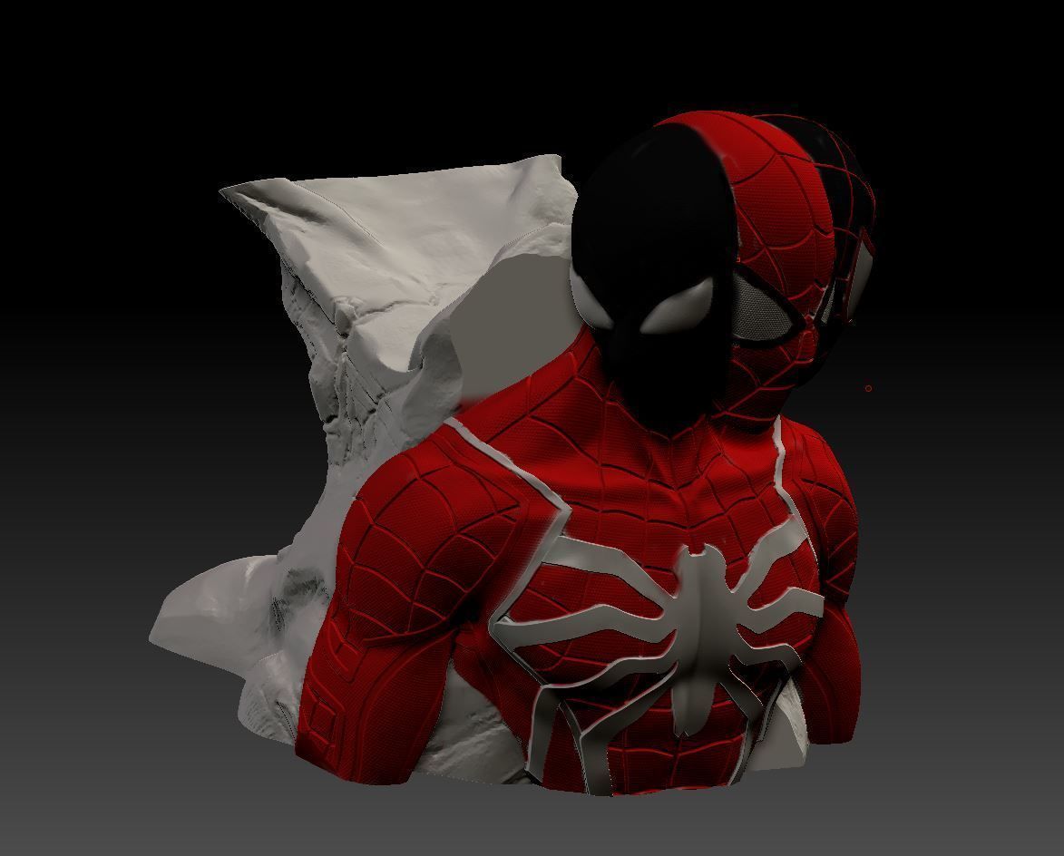 spiderman 2 Ps4 PS5 controller holder 3D print model_5